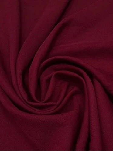 Burgundy Stretch Crepe - Image 6