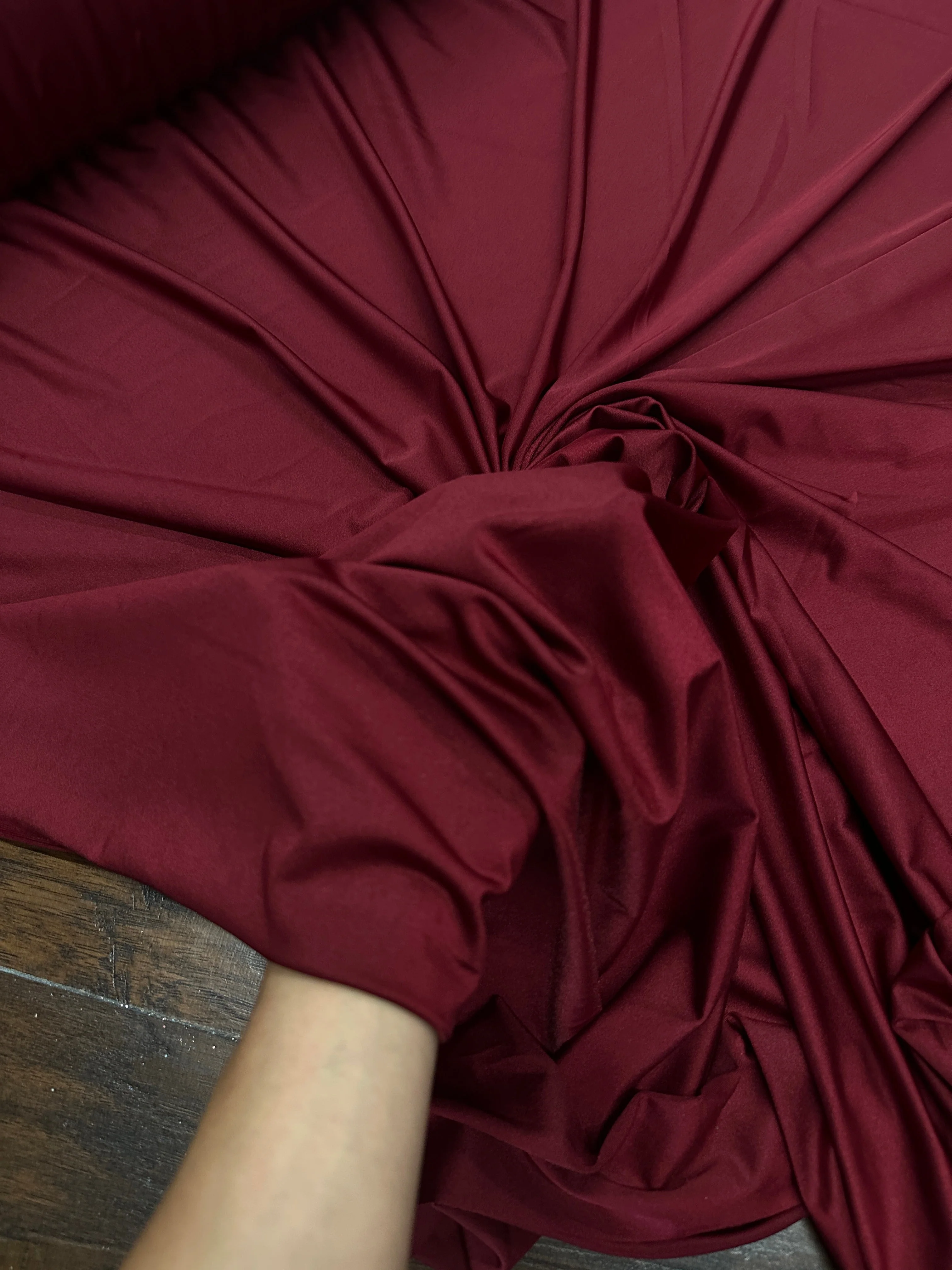 Burgundy Lulu Yoga Nylon Spandex - Image 2