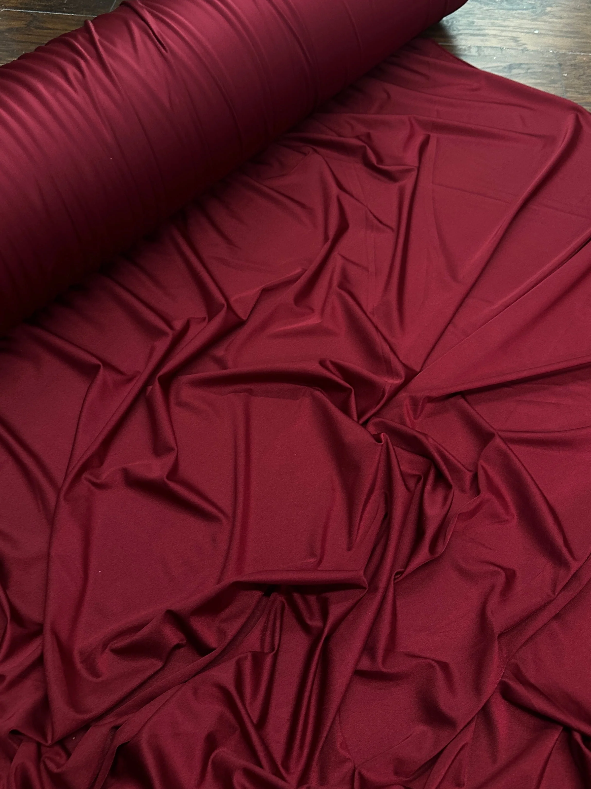 Burgundy Lulu Yoga Nylon Spandex - Image 5