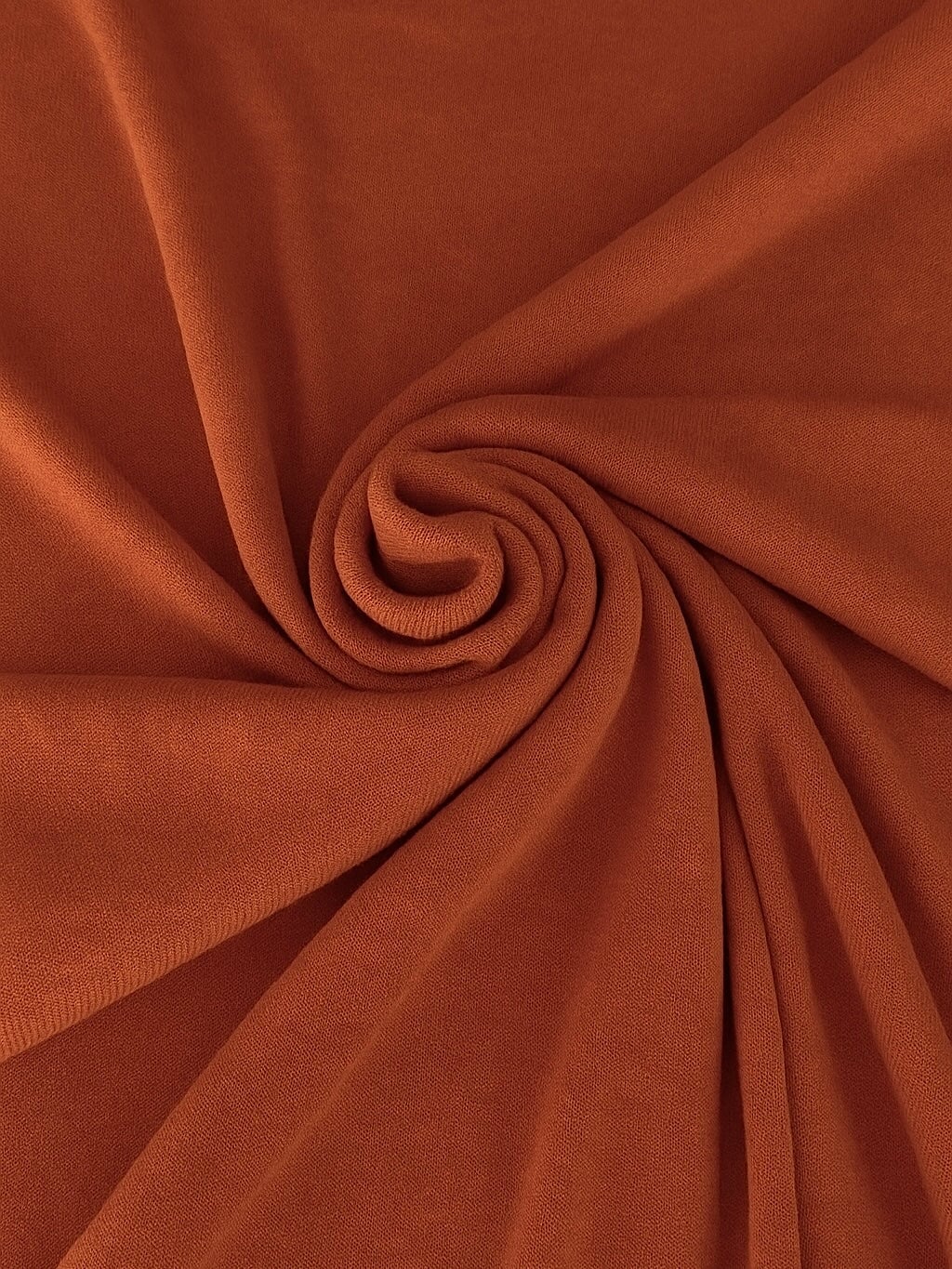 Burnt Orange Ultra Soft Faux Cashmere - Image 3