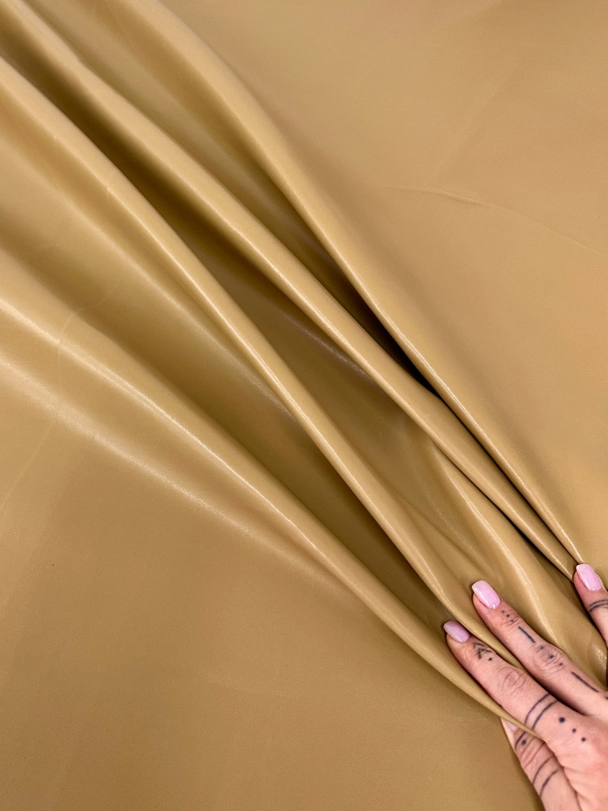 Caramel Faux Leather - Image 4