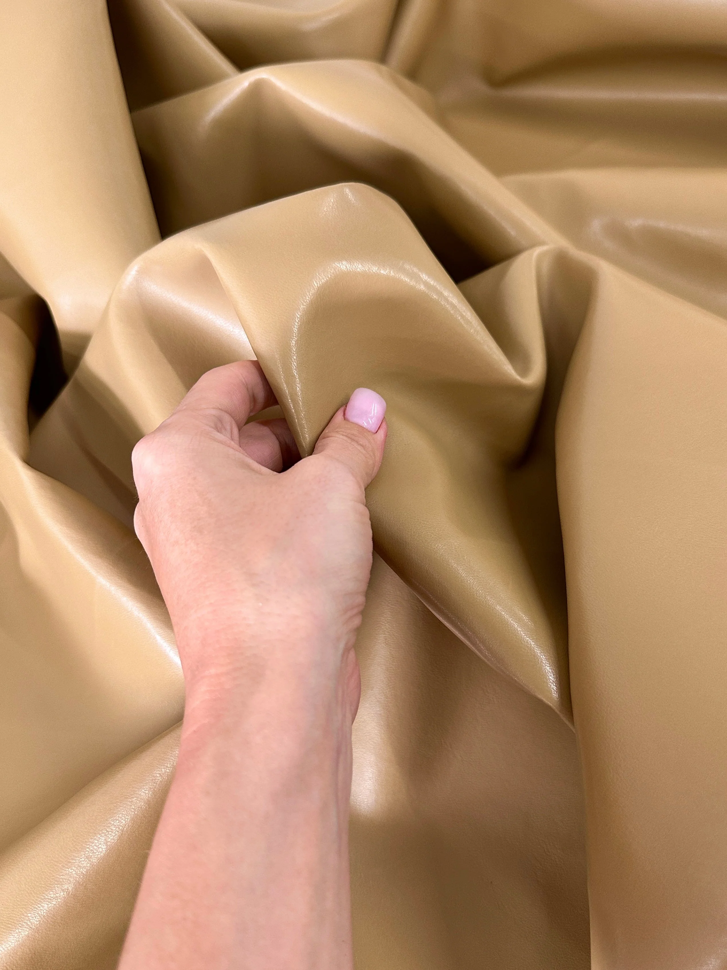 Caramel Faux Leather - Image 6