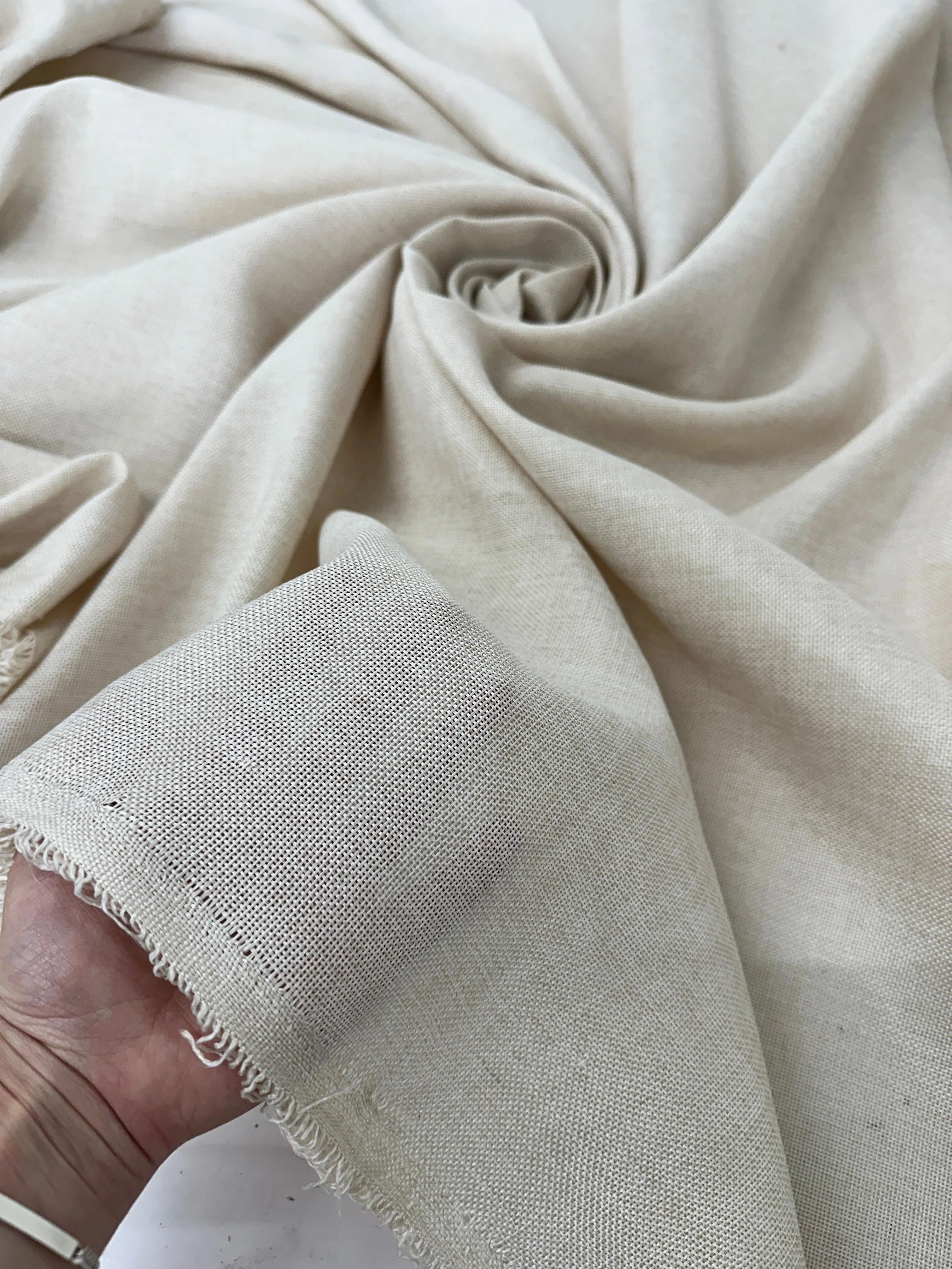 Champagne Faux Linen - Image 3