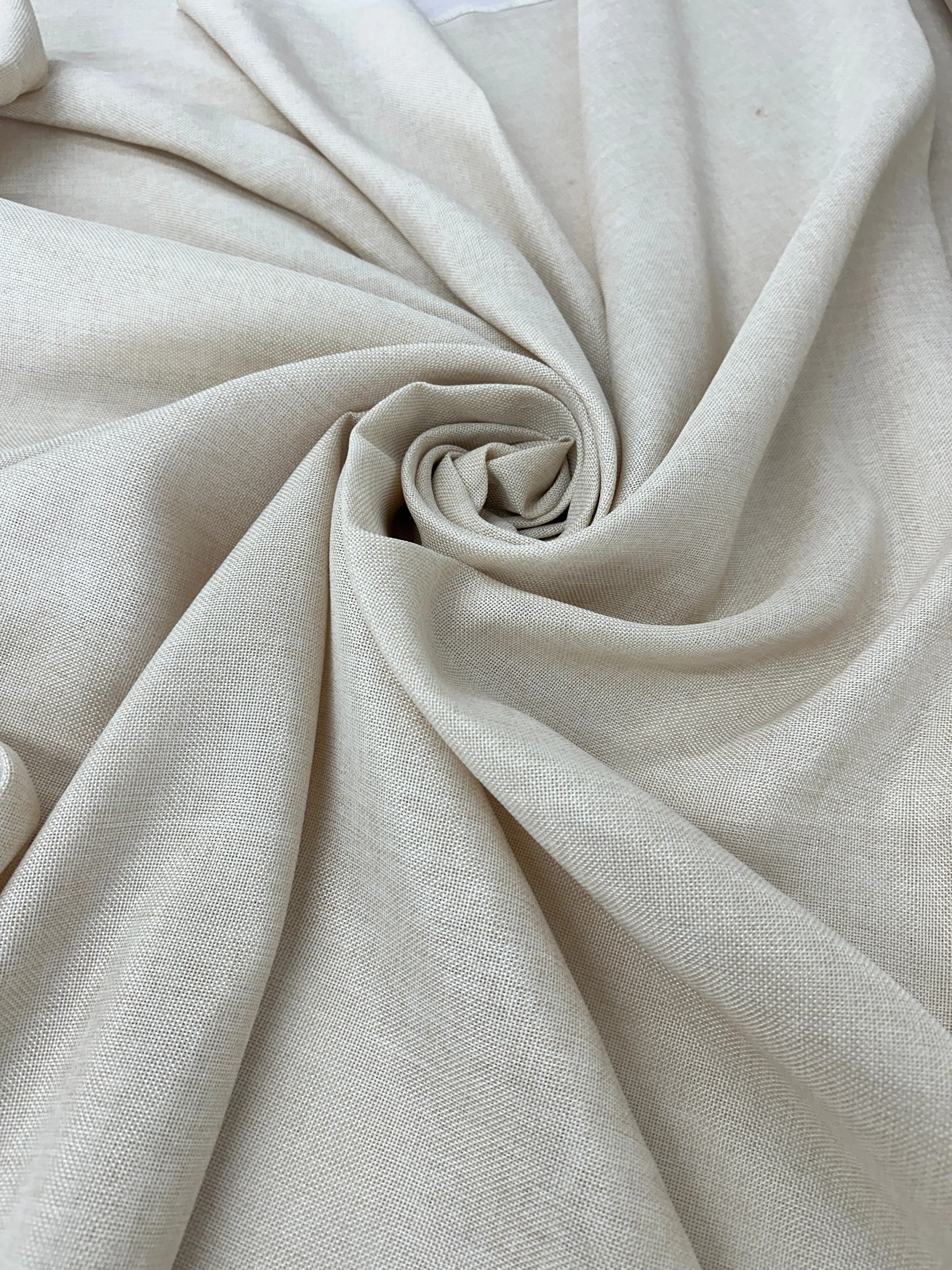 Champagne Faux Linen - Image 4