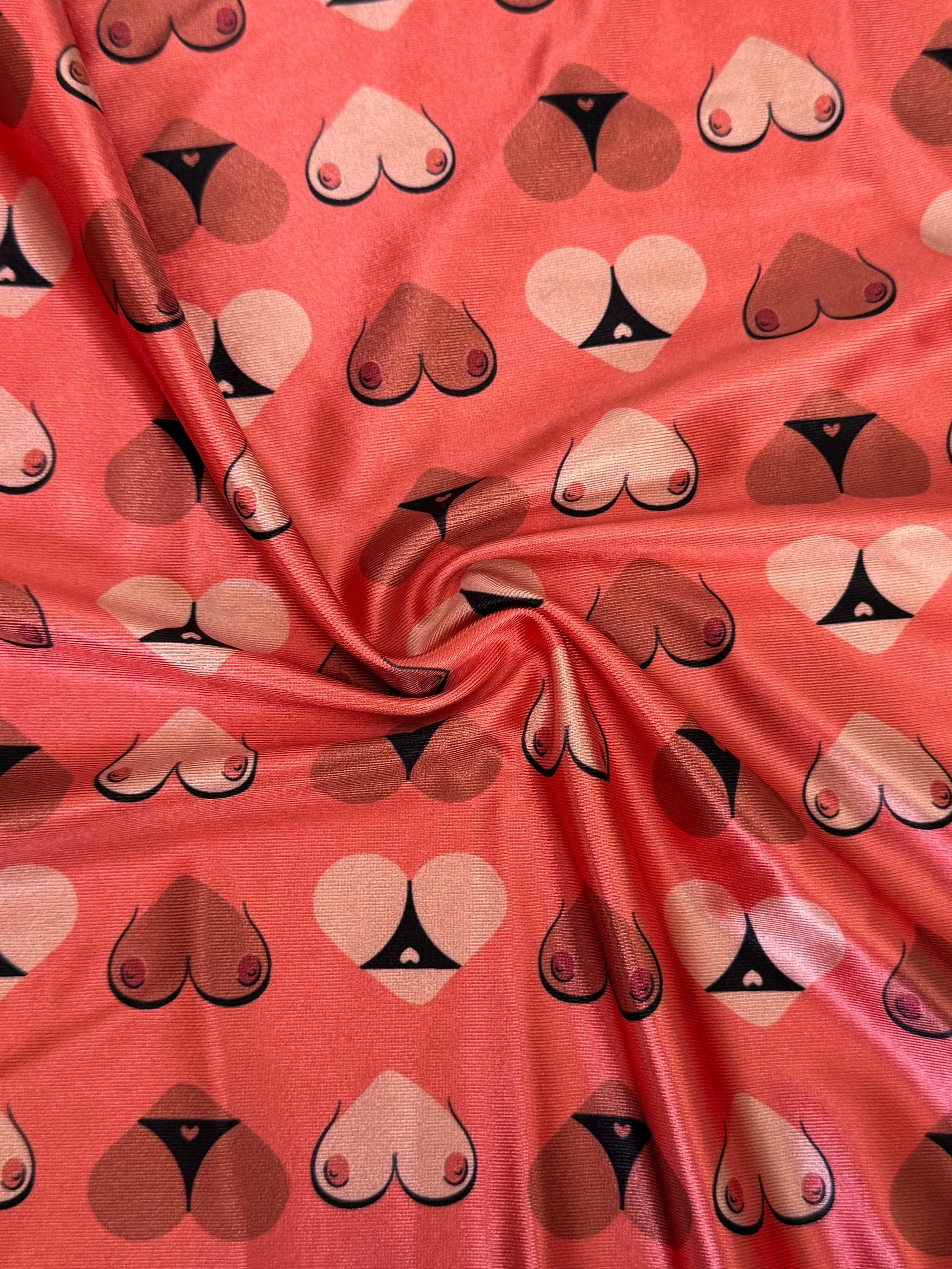 Cheeky Hearts Nylon Spandex - Image 6