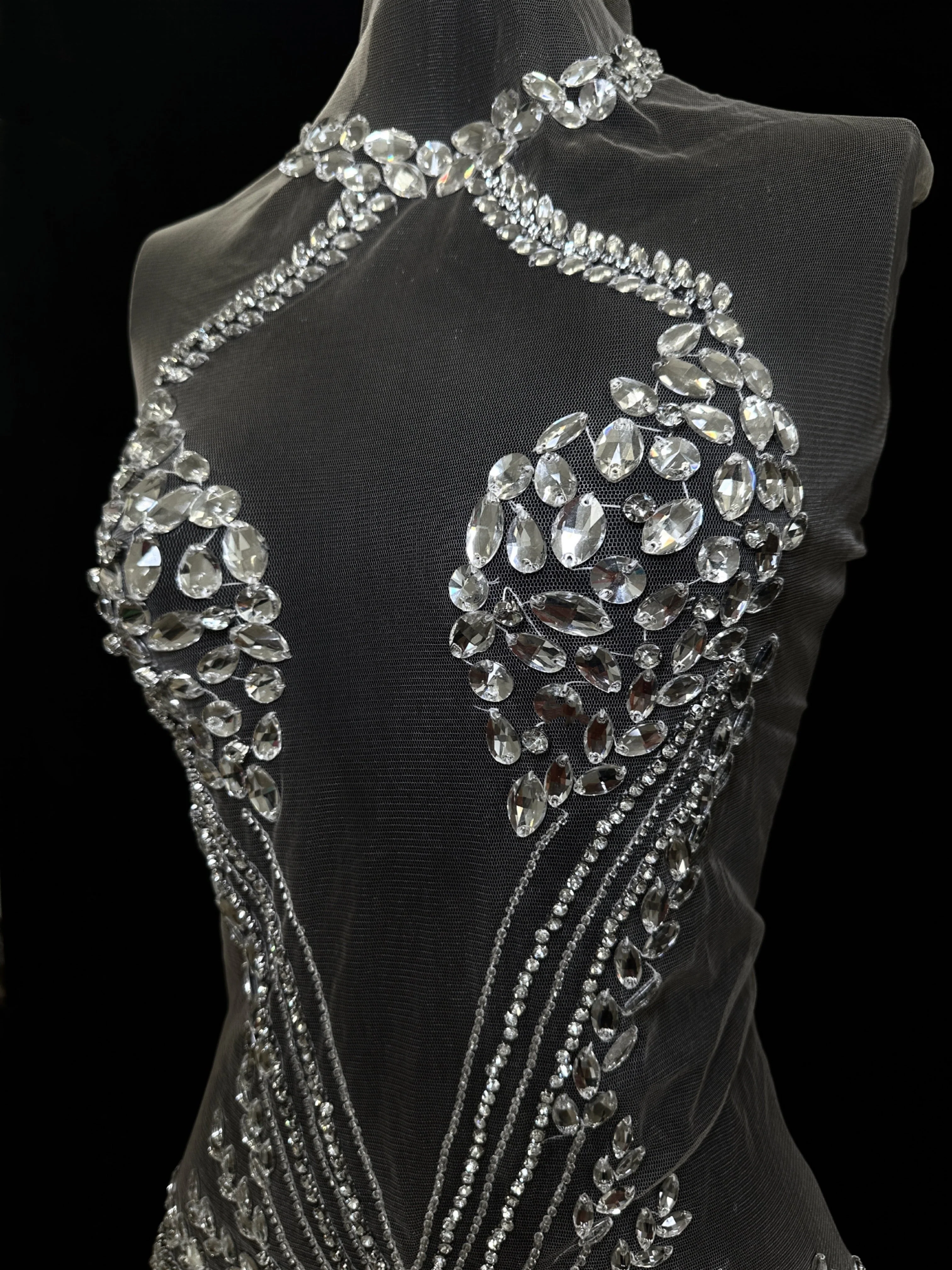 Chelsea Rhinestones Applique Bodice - Image 4