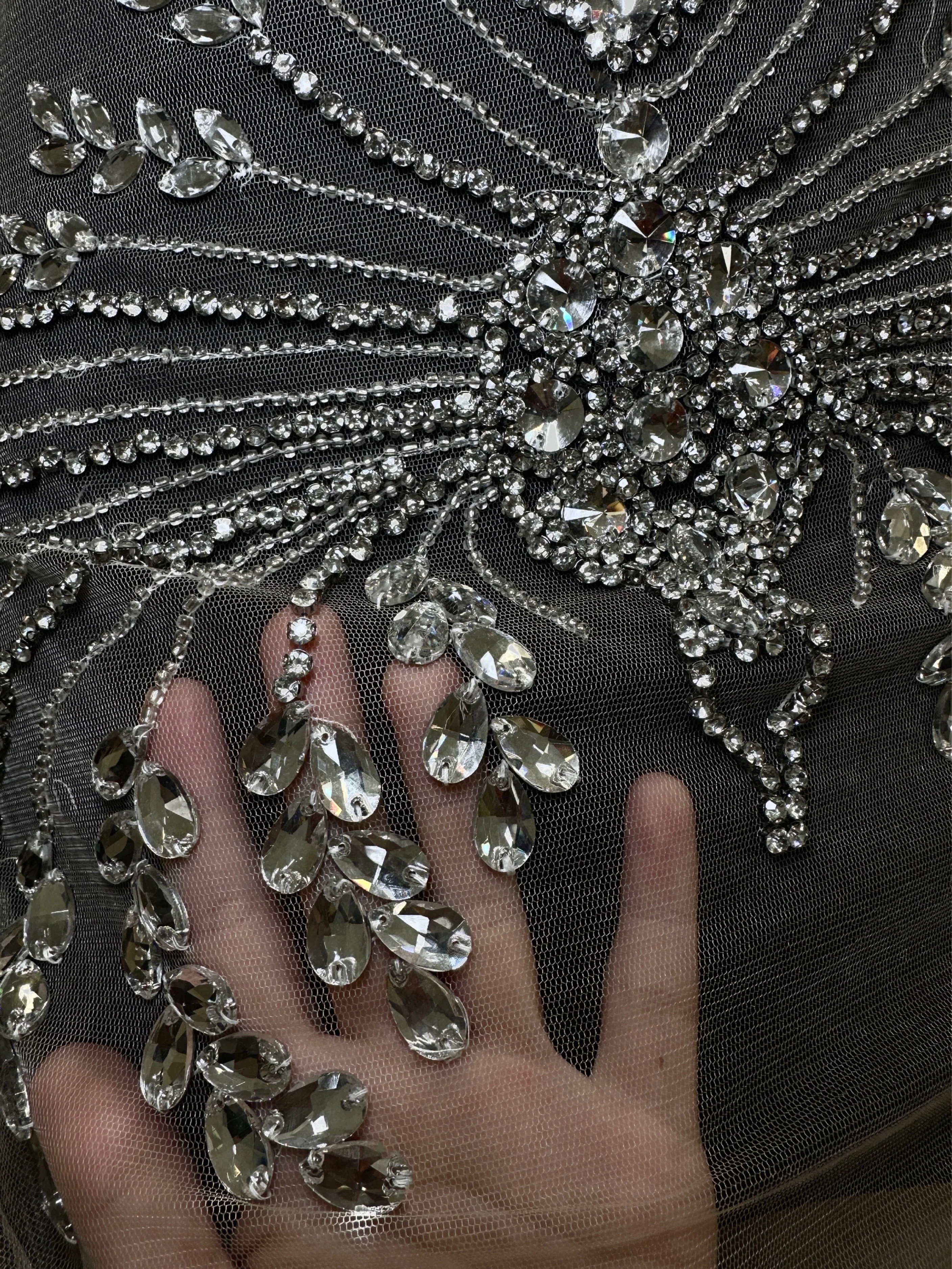 Chelsea Rhinestones Applique Bodice - Image 5