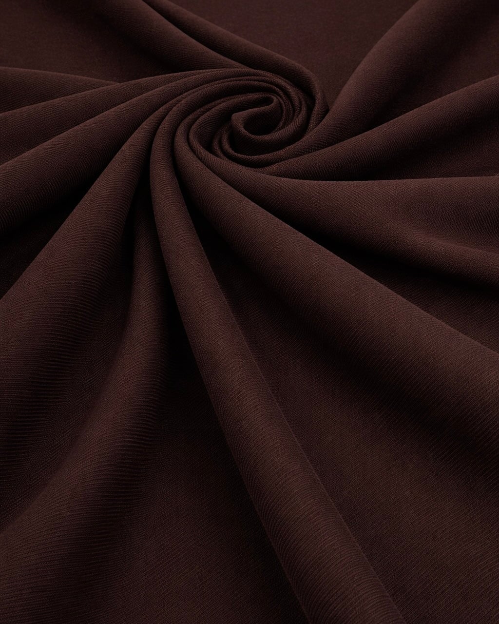 Chocolate Brown Denim Look Stretch Twill - Image 6