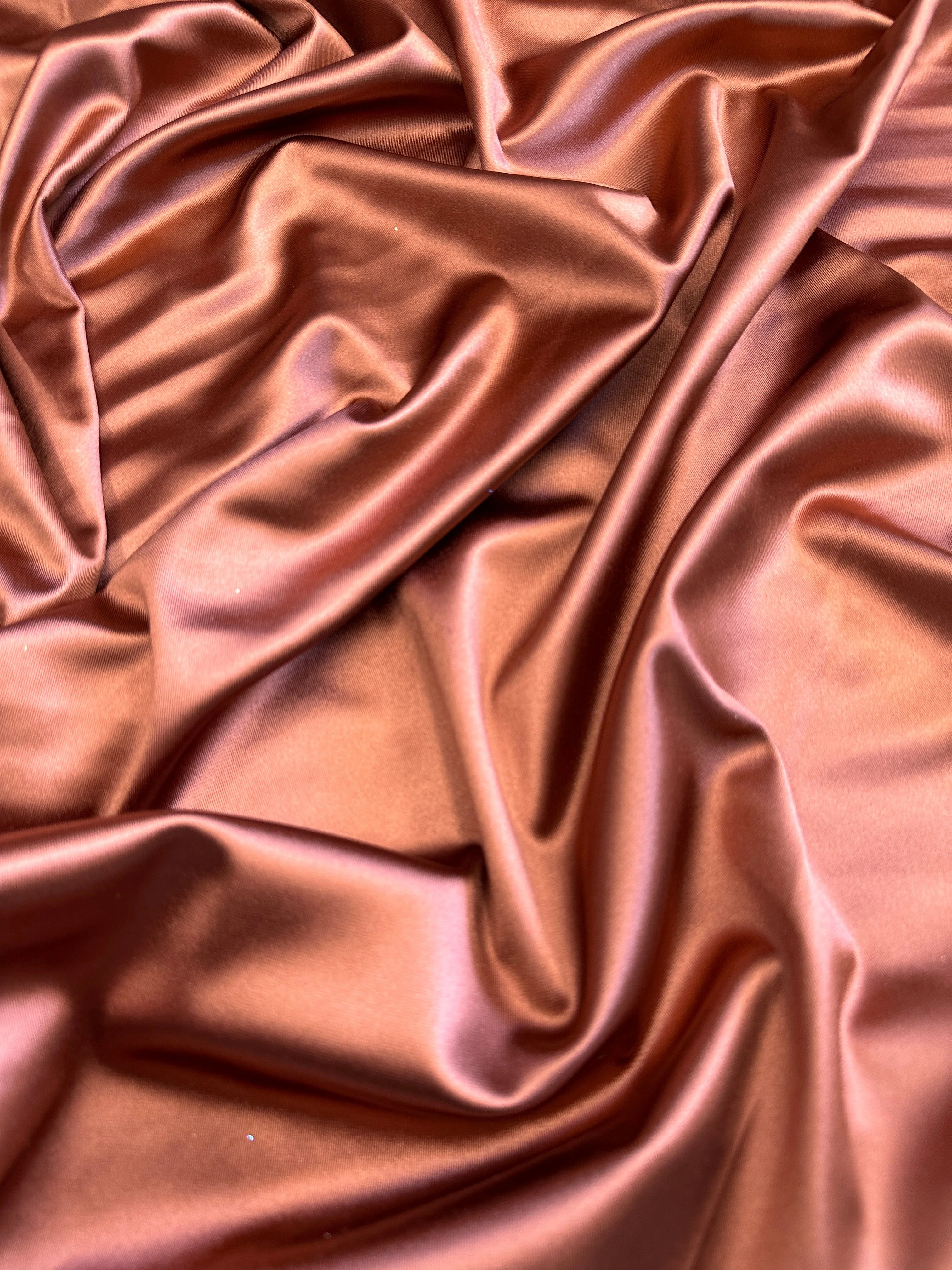 Copper Shiny Nylon Spandex - Image 7