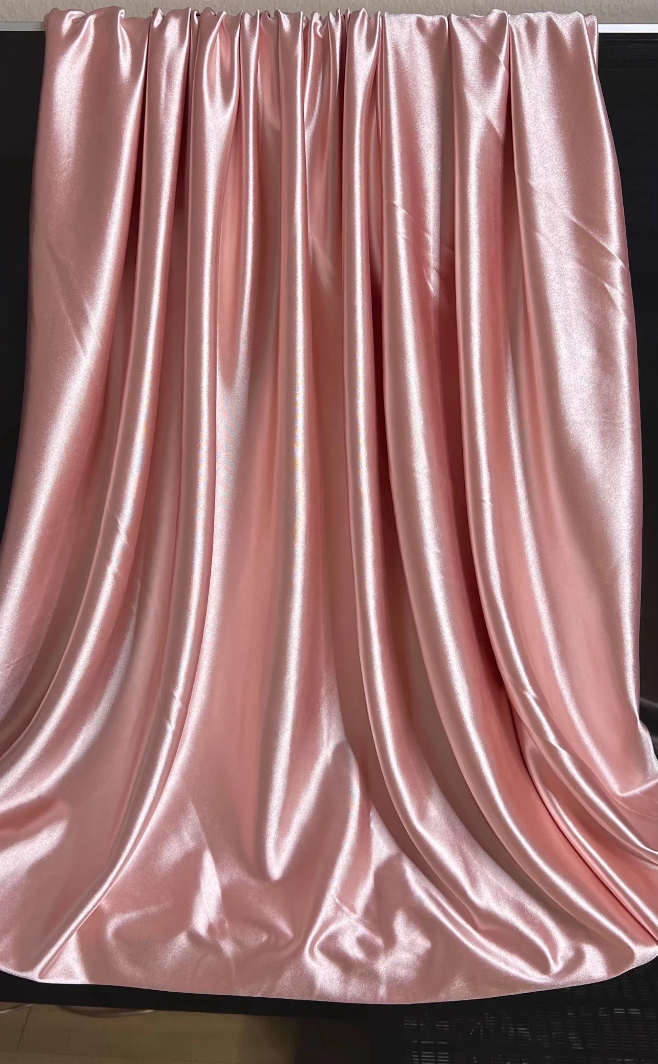 Blush Pink Shiny Nylon Spandex - Image 12