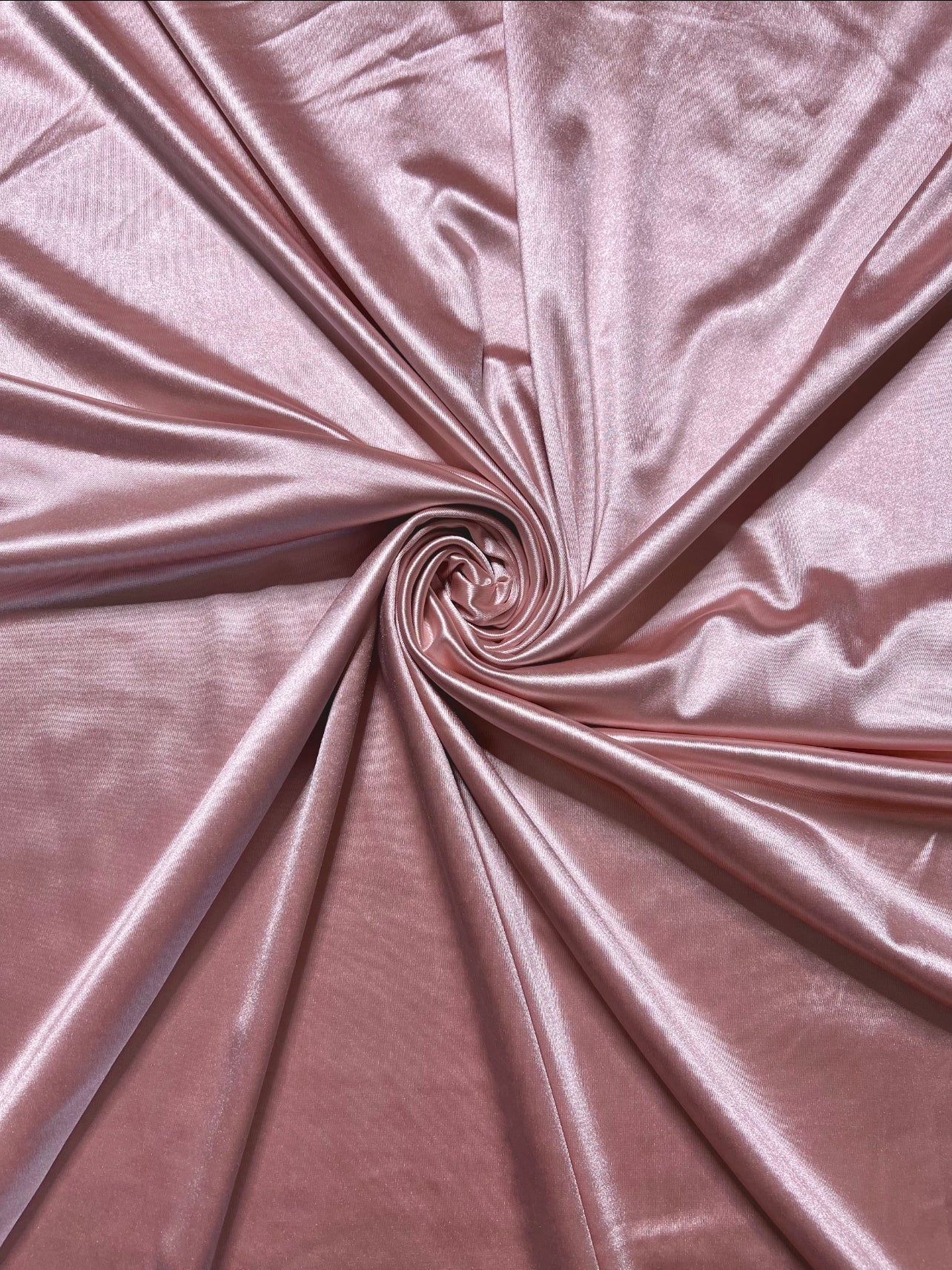 Blush Pink Shiny Nylon Spandex - Image 3