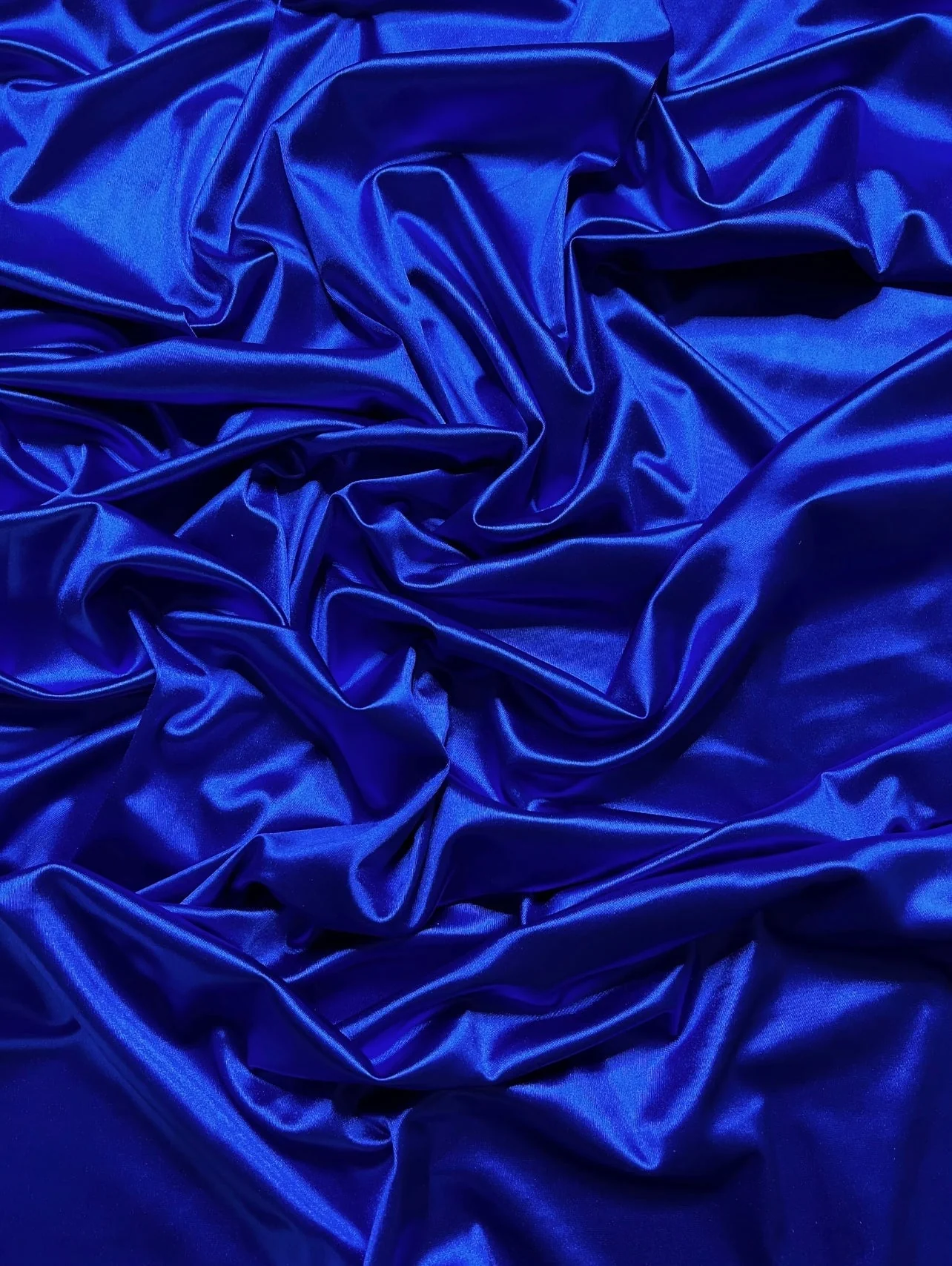 Royal Blue Shiny Nylon Spandex - Image 6