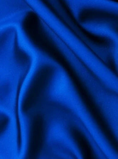 Royal Blue Silky Stretch Satin - Image 6