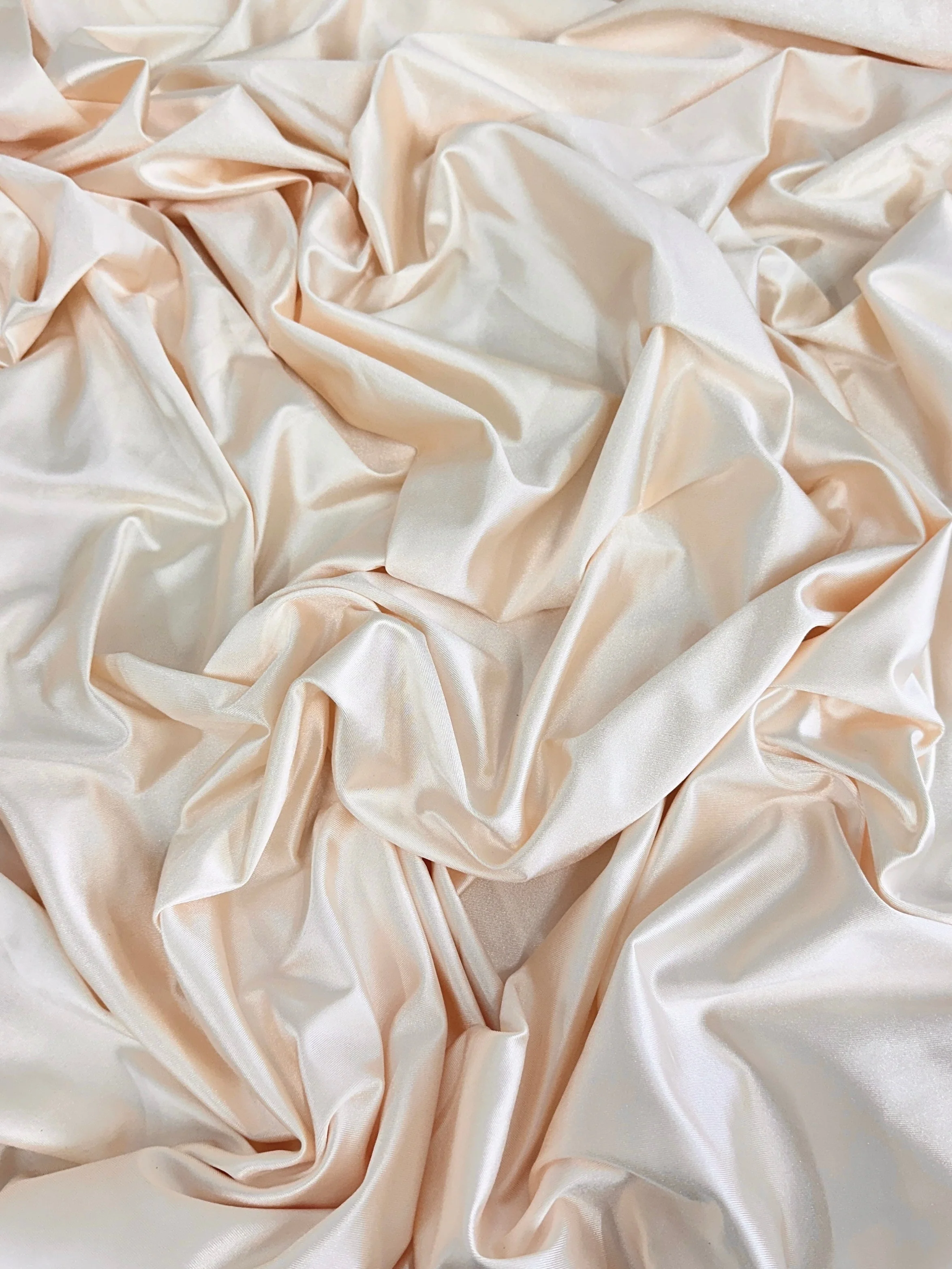 Cream Shiny Nylon Spandex - Image 10