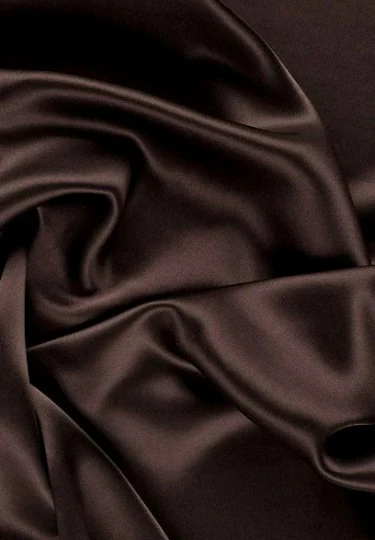 Dark Chocolate Silky Stretch Satin - Image 7