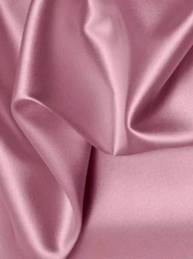 Deep Blush Silky Stretch Satin - Image 3