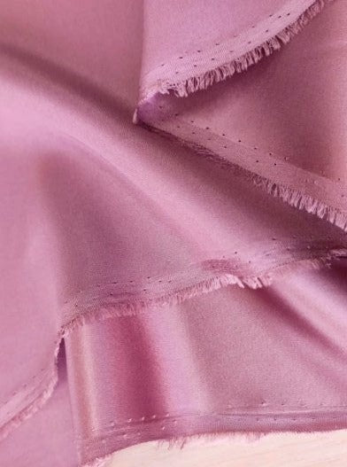 Deep Blush Silky Stretch Satin - Image 4