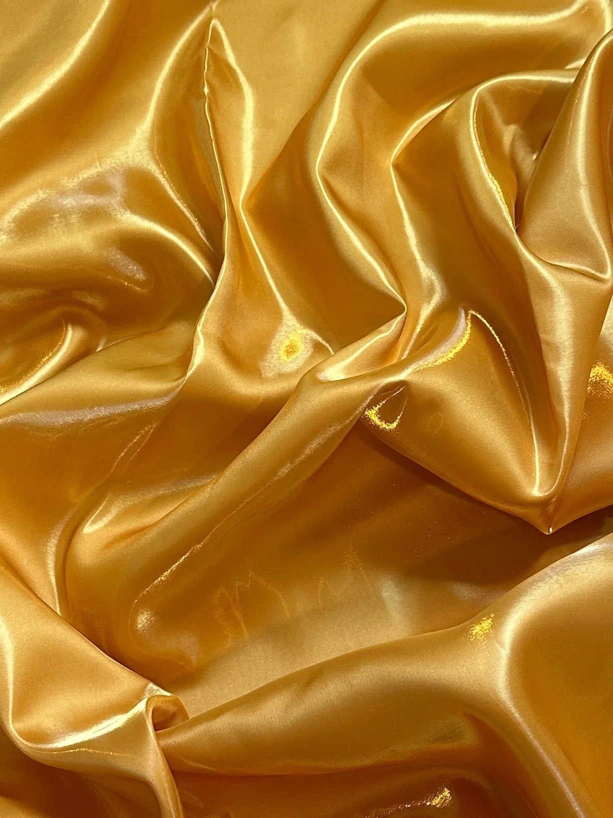 Deep Gold Liquid Bridal Satin - Image 5