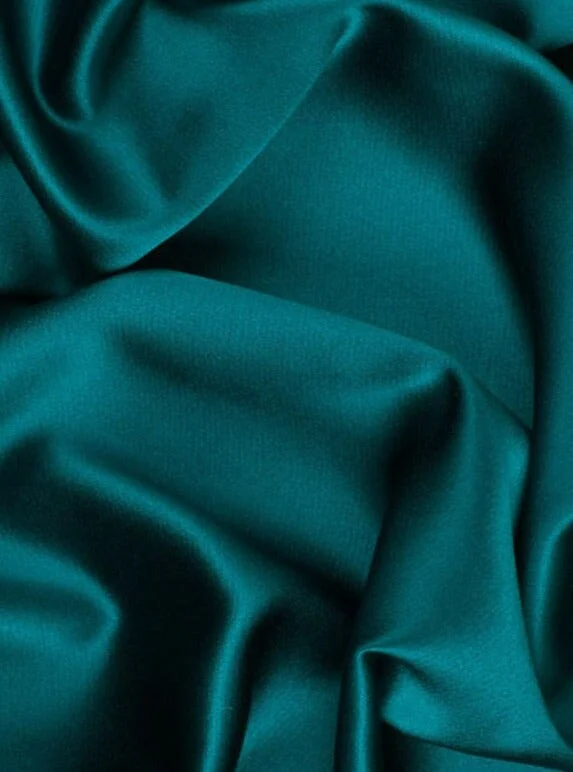 Teal Green Satin - Image 4