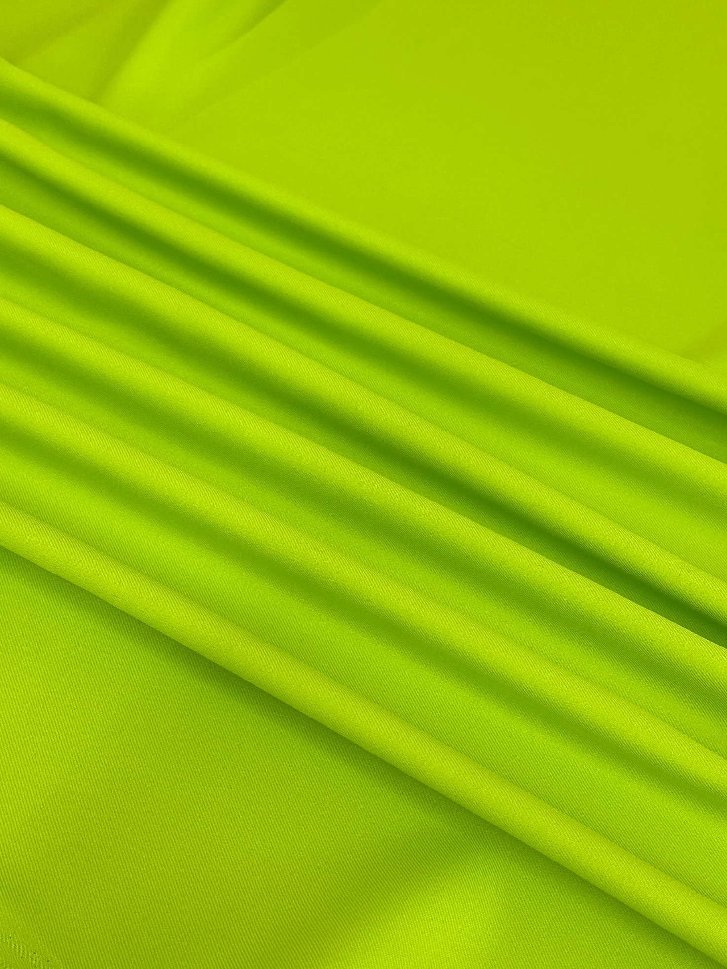 Deluxe Lime Green Gabardine - Image 3