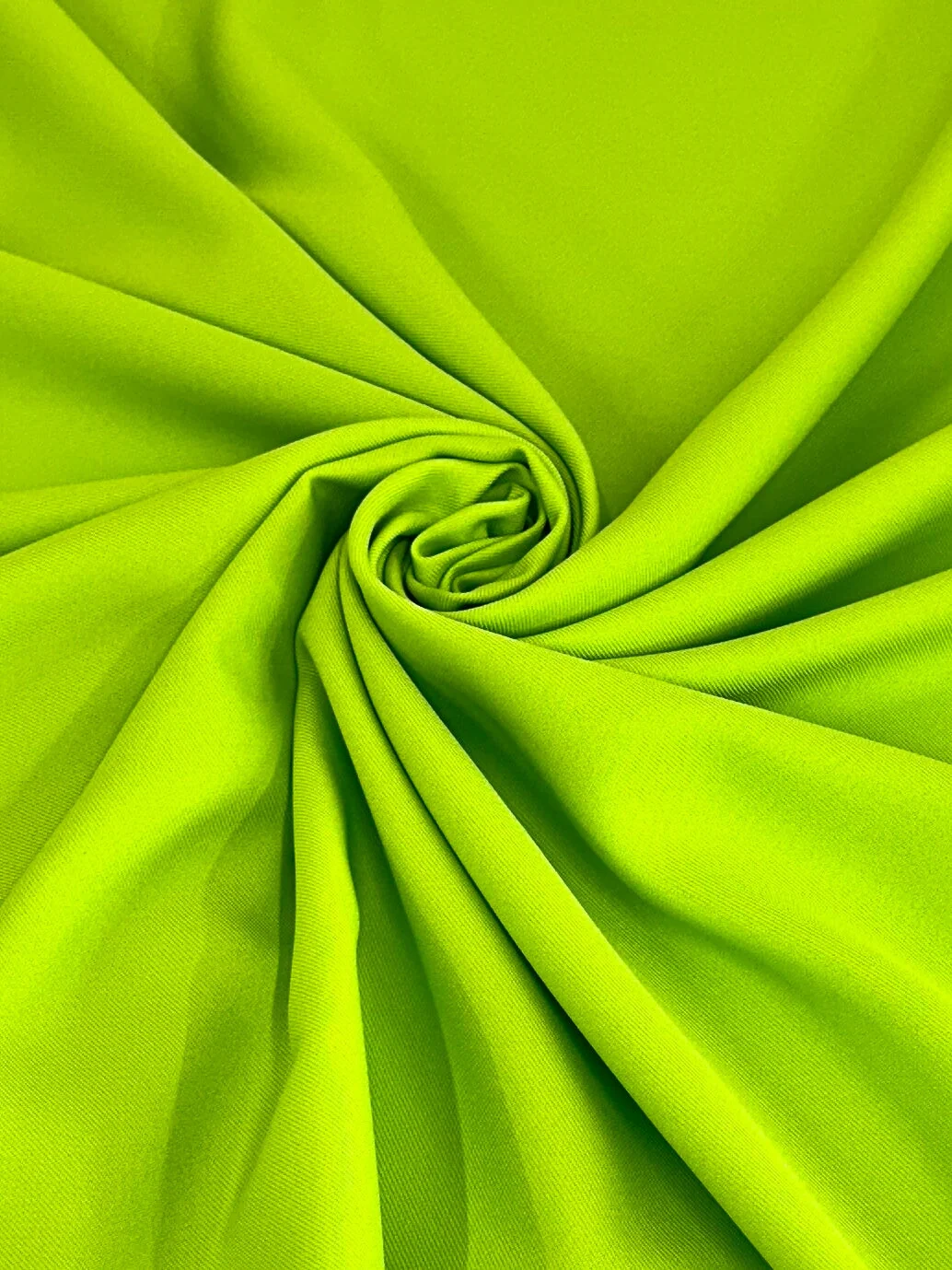 Deluxe Lime Green Gabardine - Image 4