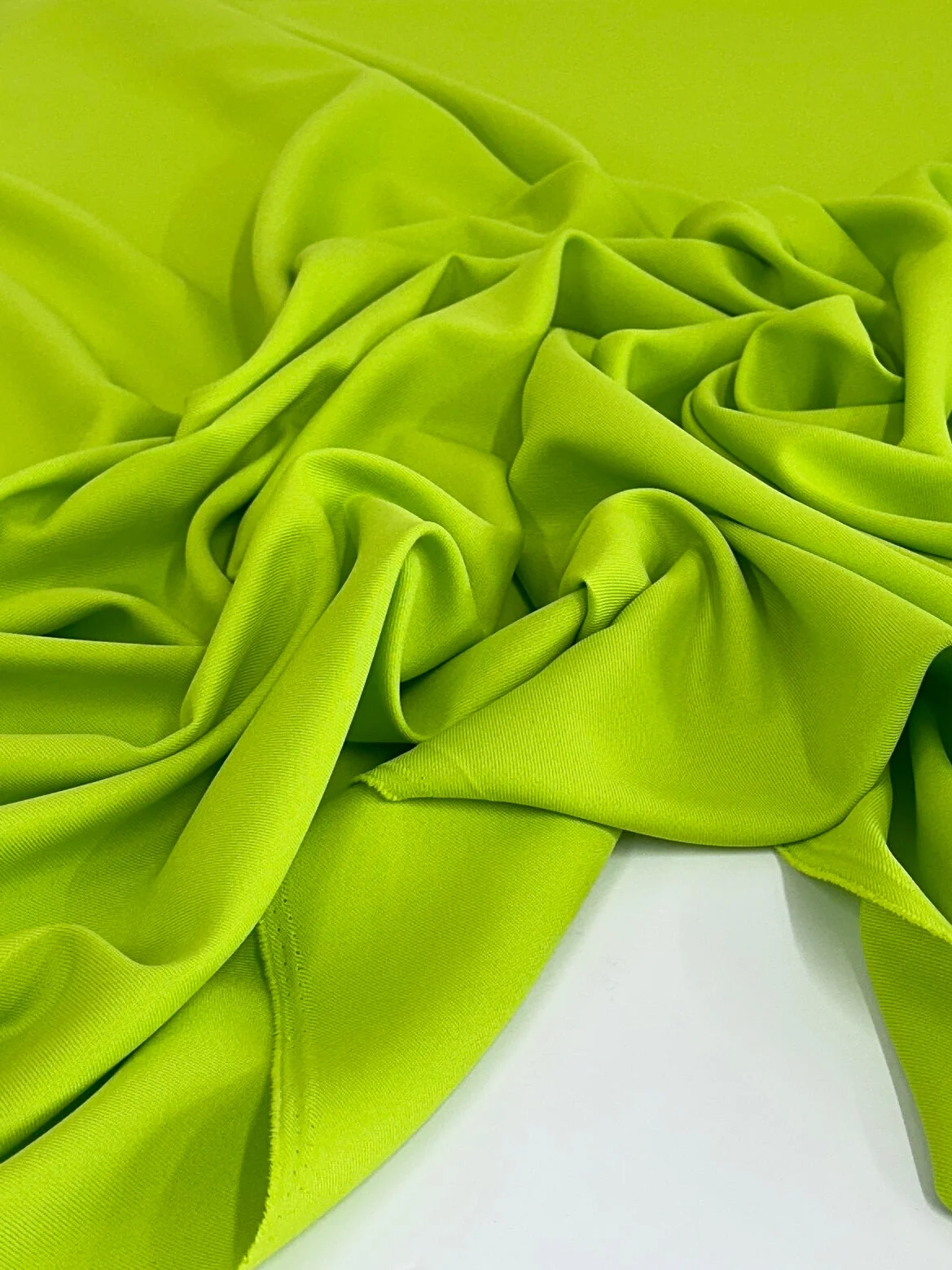 Deluxe Lime Green Gabardine - Image 7