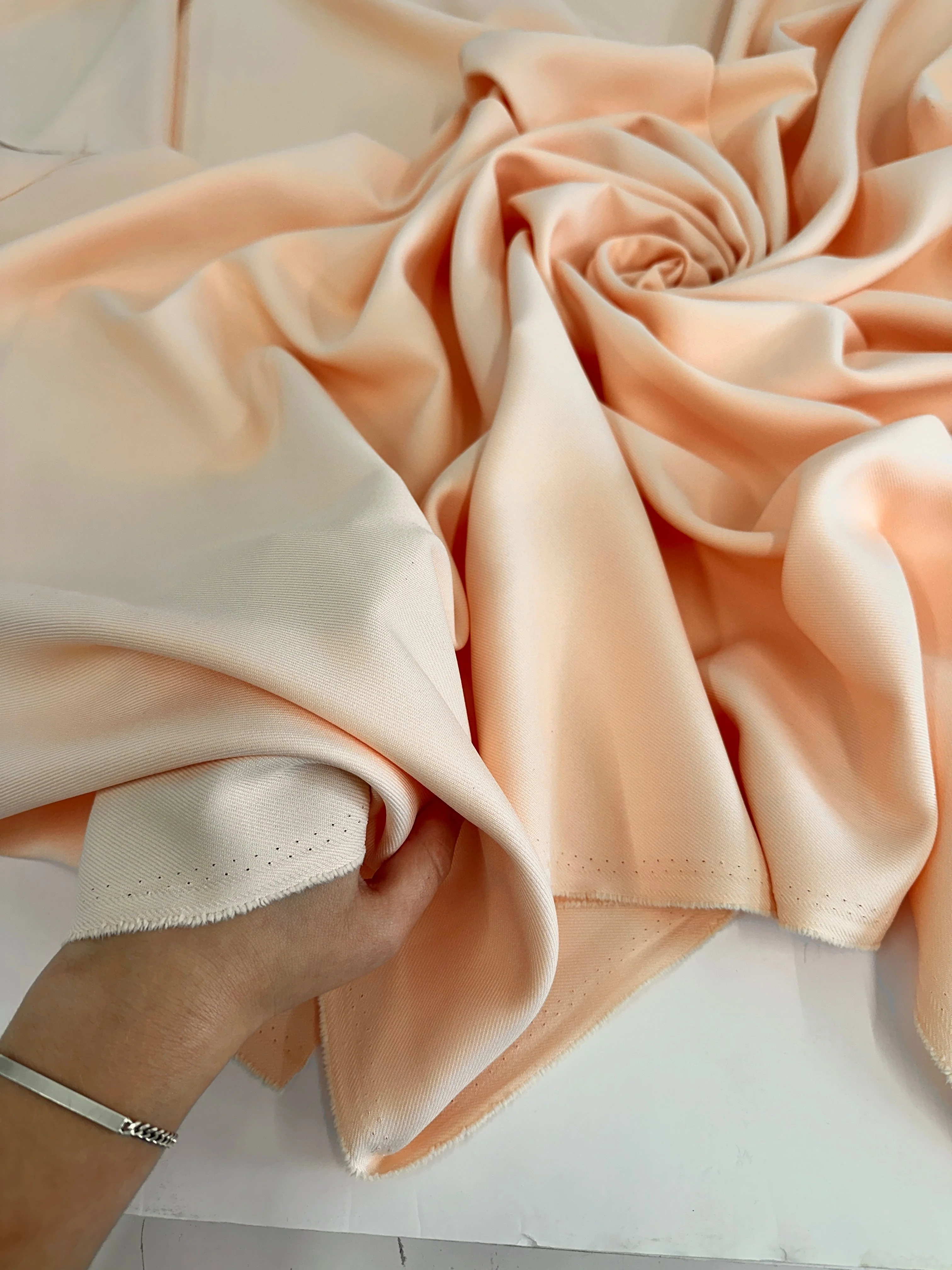 Deluxe Peach Gabardine - Image 8