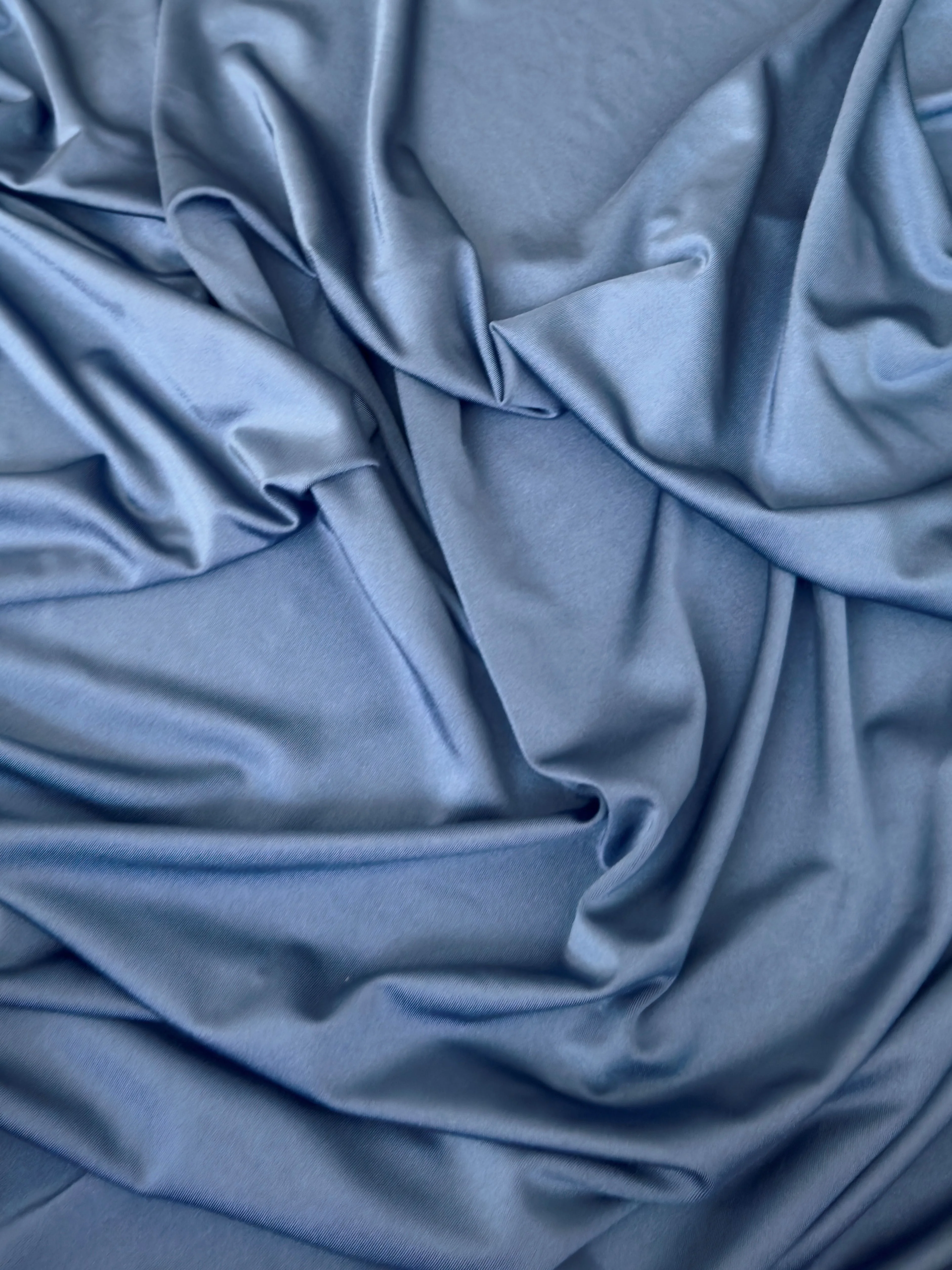 Denim Blue Lulu Yoga Nylon Spandex - Image 5