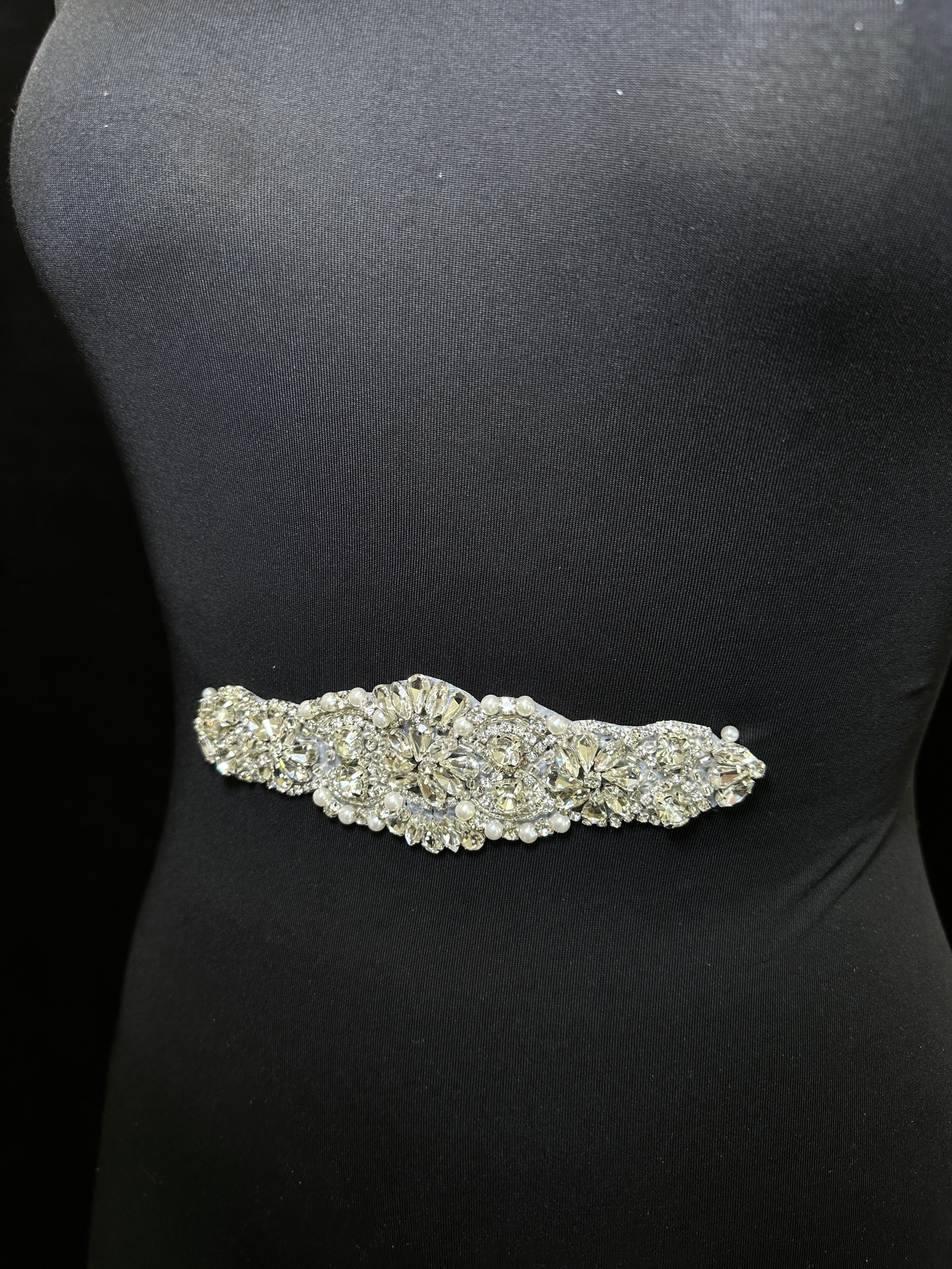 Denise Iron On Rhinestones Applique - Image 3
