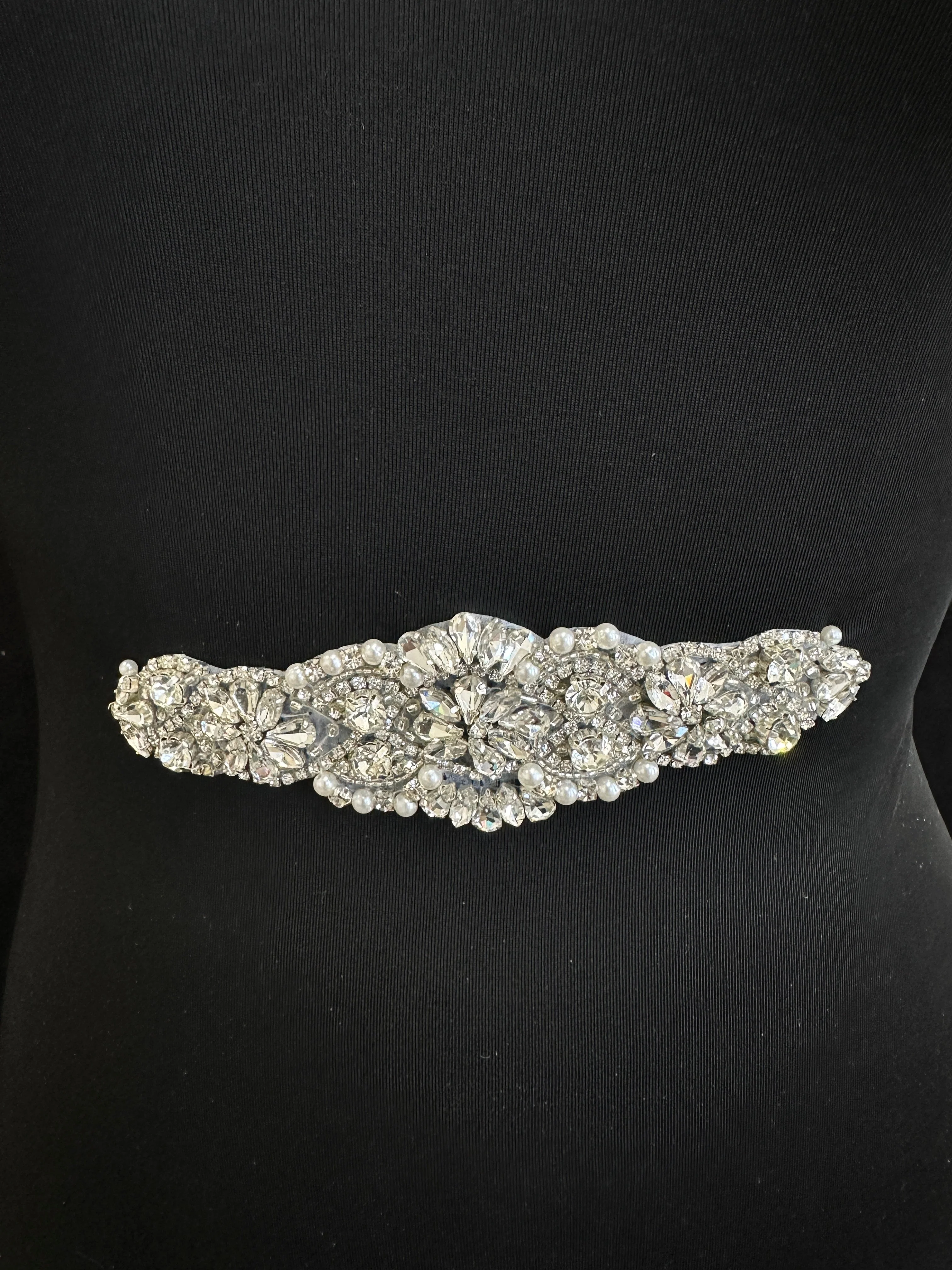 Denise Iron On Rhinestones Applique - Image 4