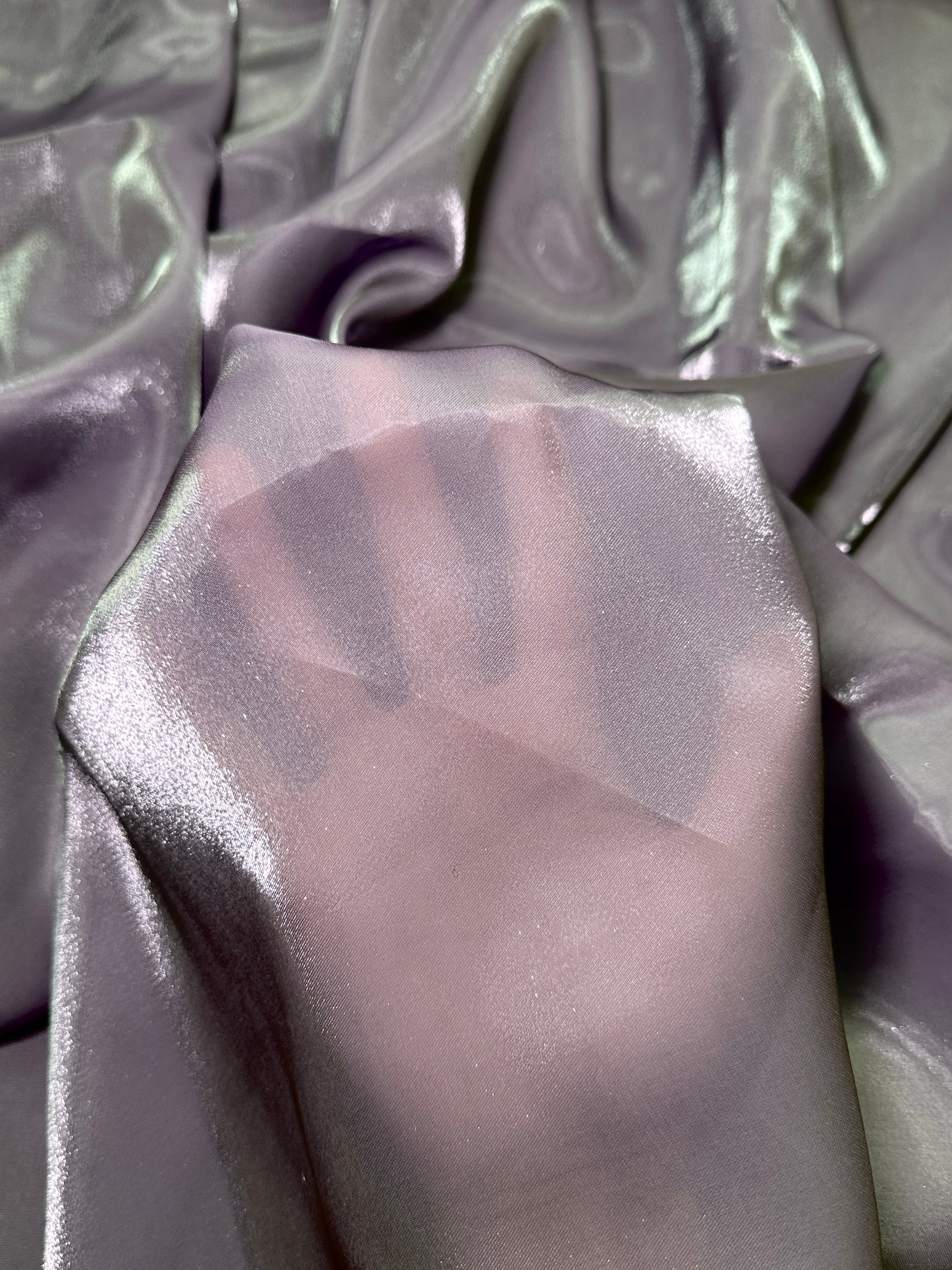 Dusty Lavender Water Liquid Shimmery Chiffon - Image 4