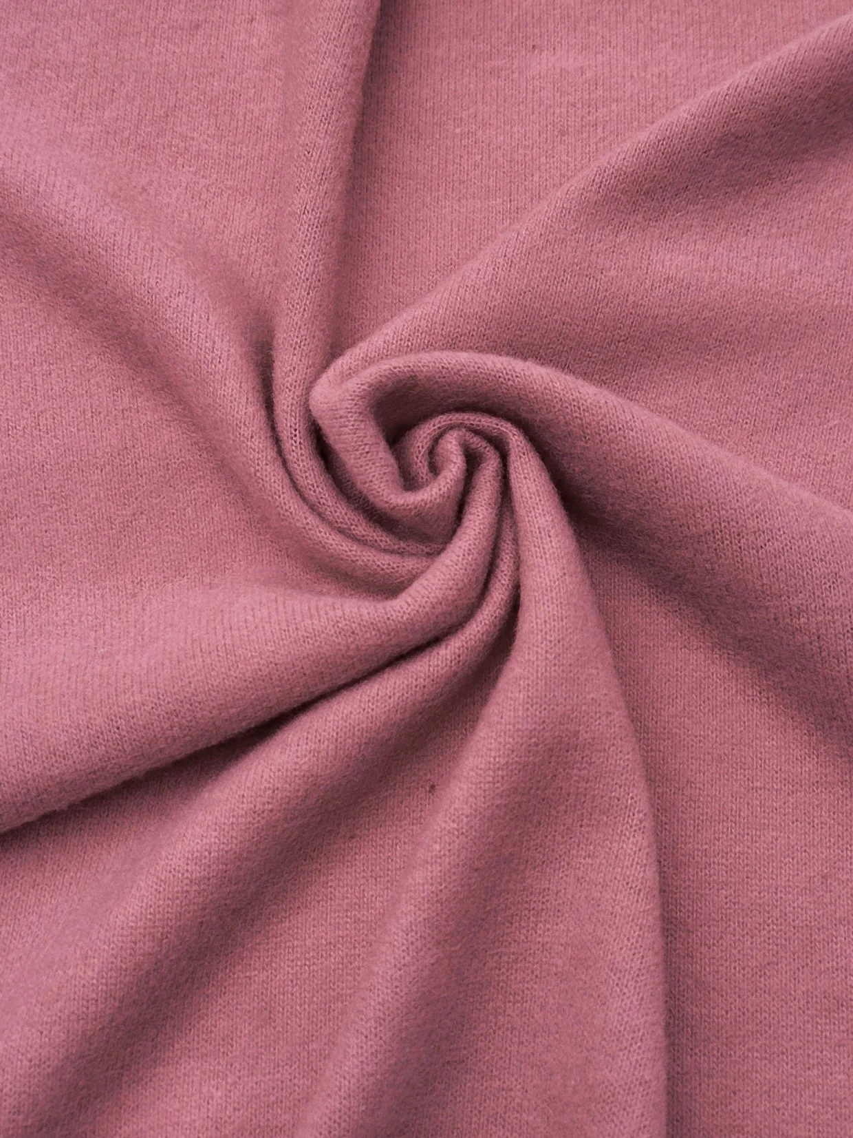 Dusty Rose Buttery Spandex Faux Cashmere Knit - Image 4
