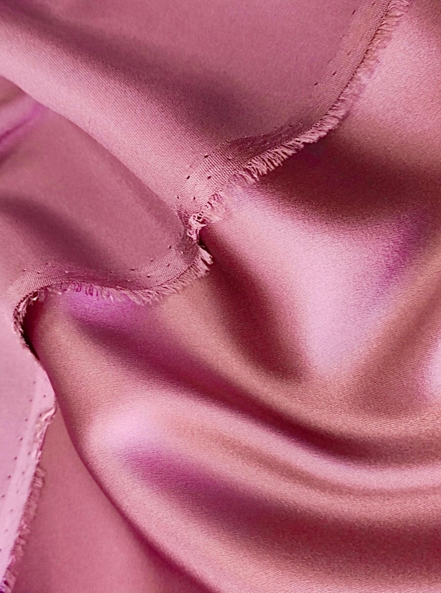 Dusty Rose Duchesse Satin - Image 2