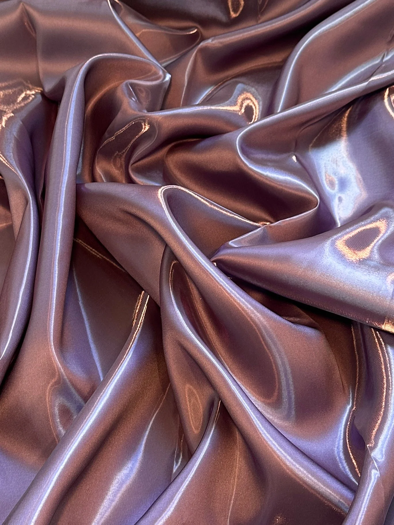 Mauve Liquid Bridal Satin - Image 4