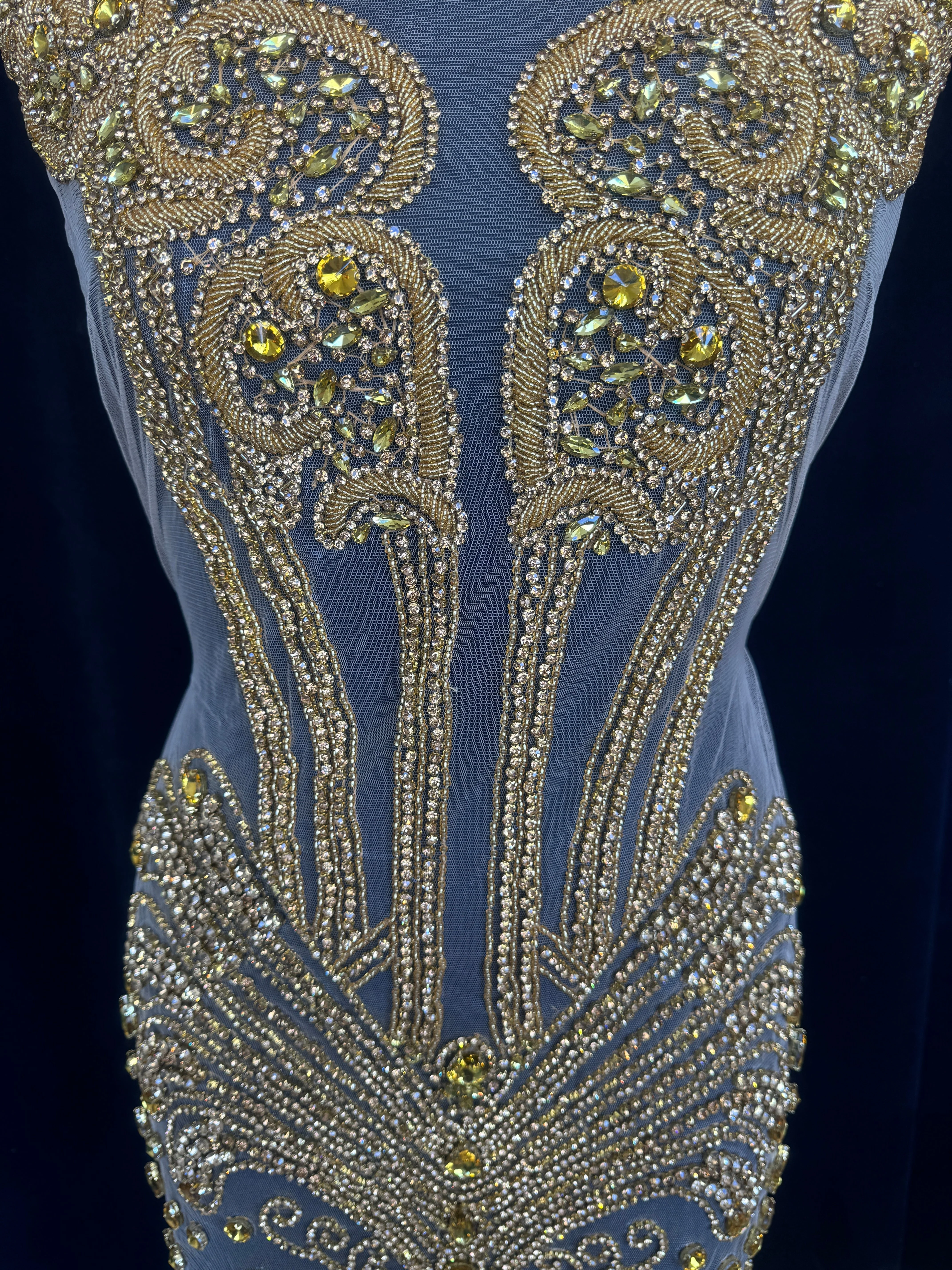Eli Gold Rhinestone Bodice Appliqué - Image 8