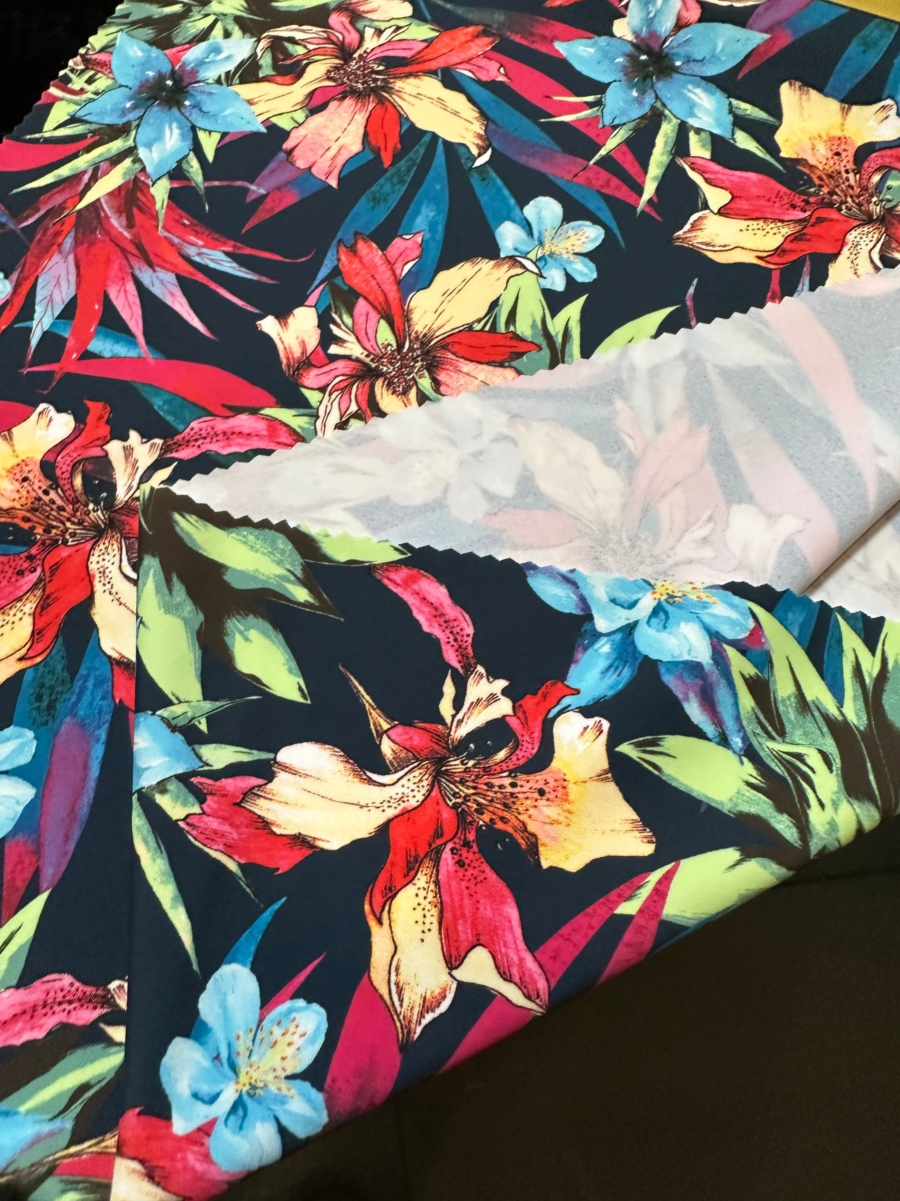 Floral Print Nylon Spandex - Image 3