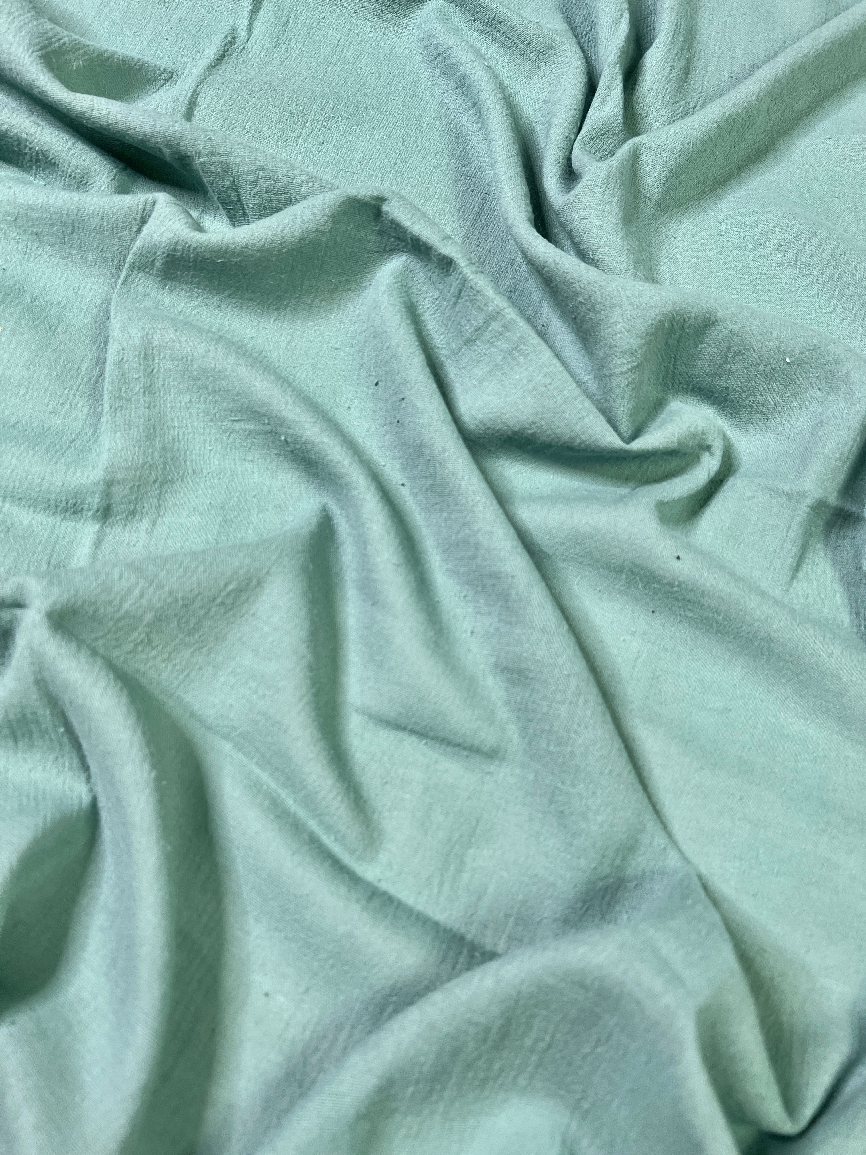 Forest Green Cotton Gauze - Image 2