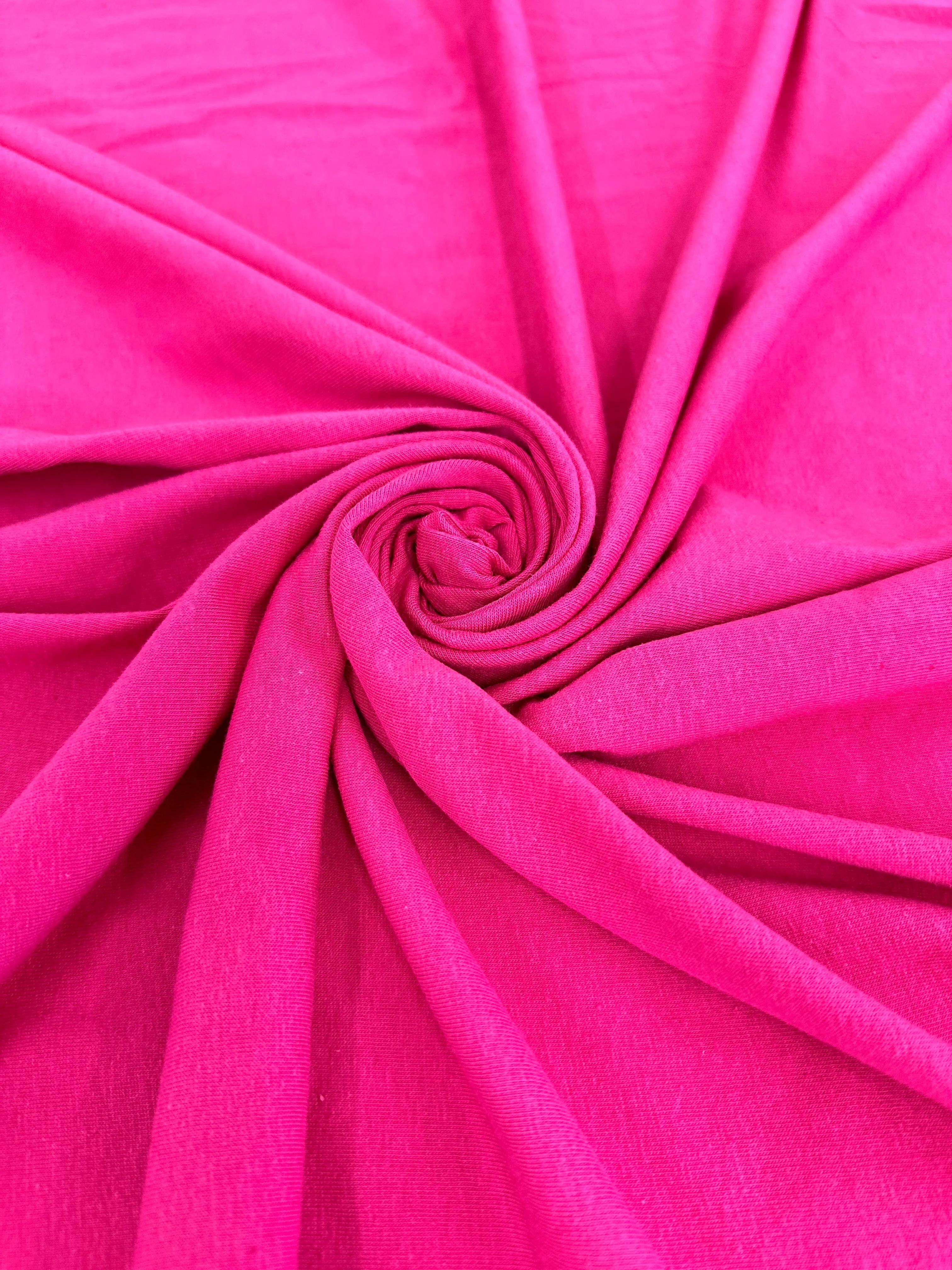 Fuchsia Cotton Jersey Knit