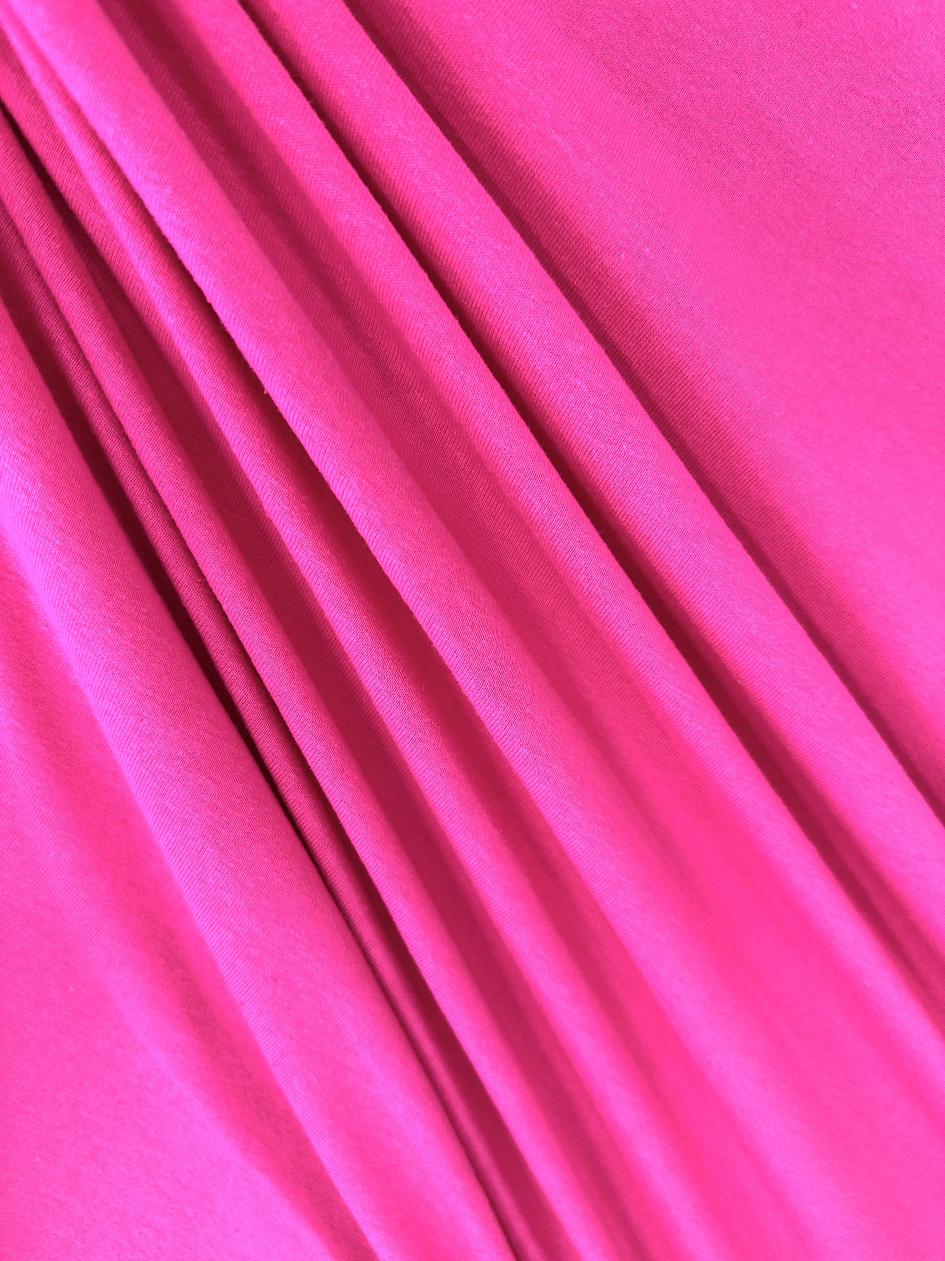 Fuchsia Cotton Jersey Knit - Image 9