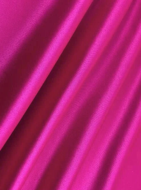 Fuchsia Duchesse Satin - Image 2