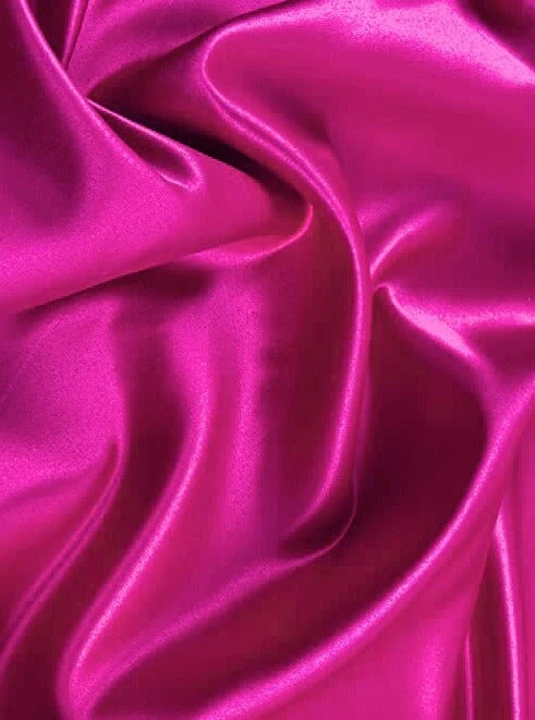 Fuchsia Duchesse Satin - Image 3