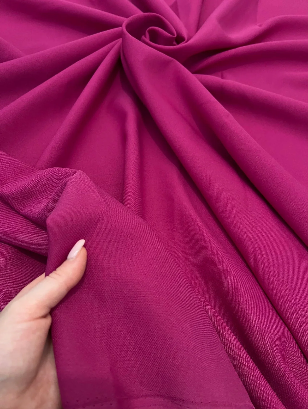 Fuchsia Poly Poplin - Image 7