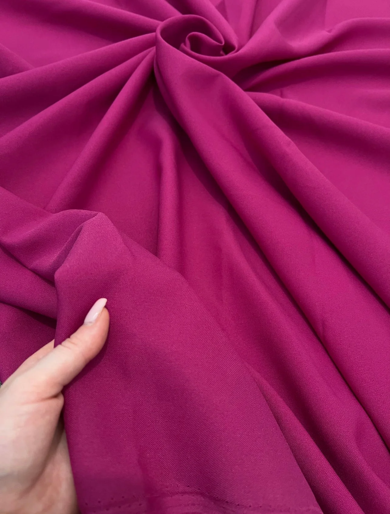 Fuchsia Poly Poplin - Image 9