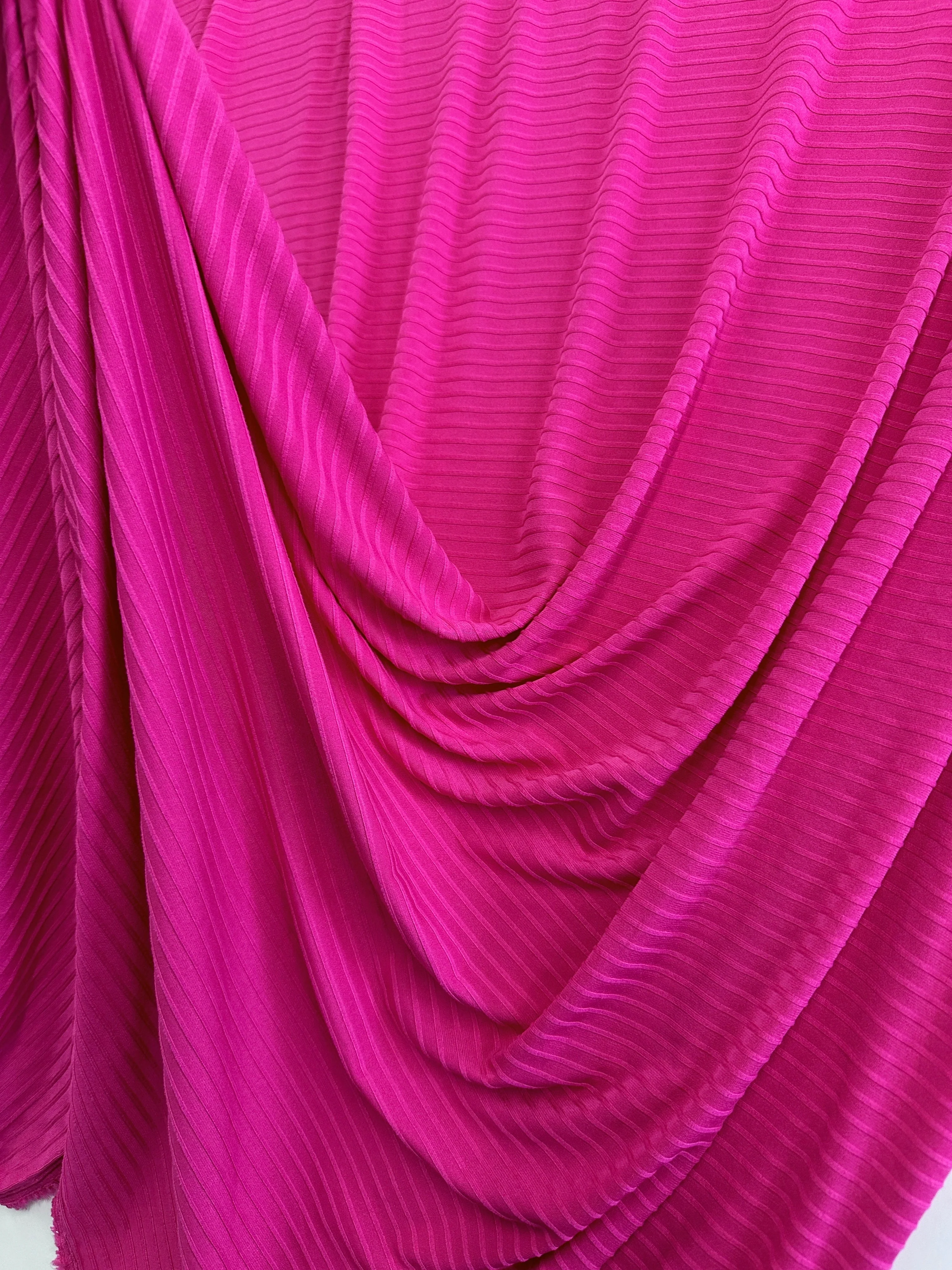 Fuchsia Rib Knit - Image 4