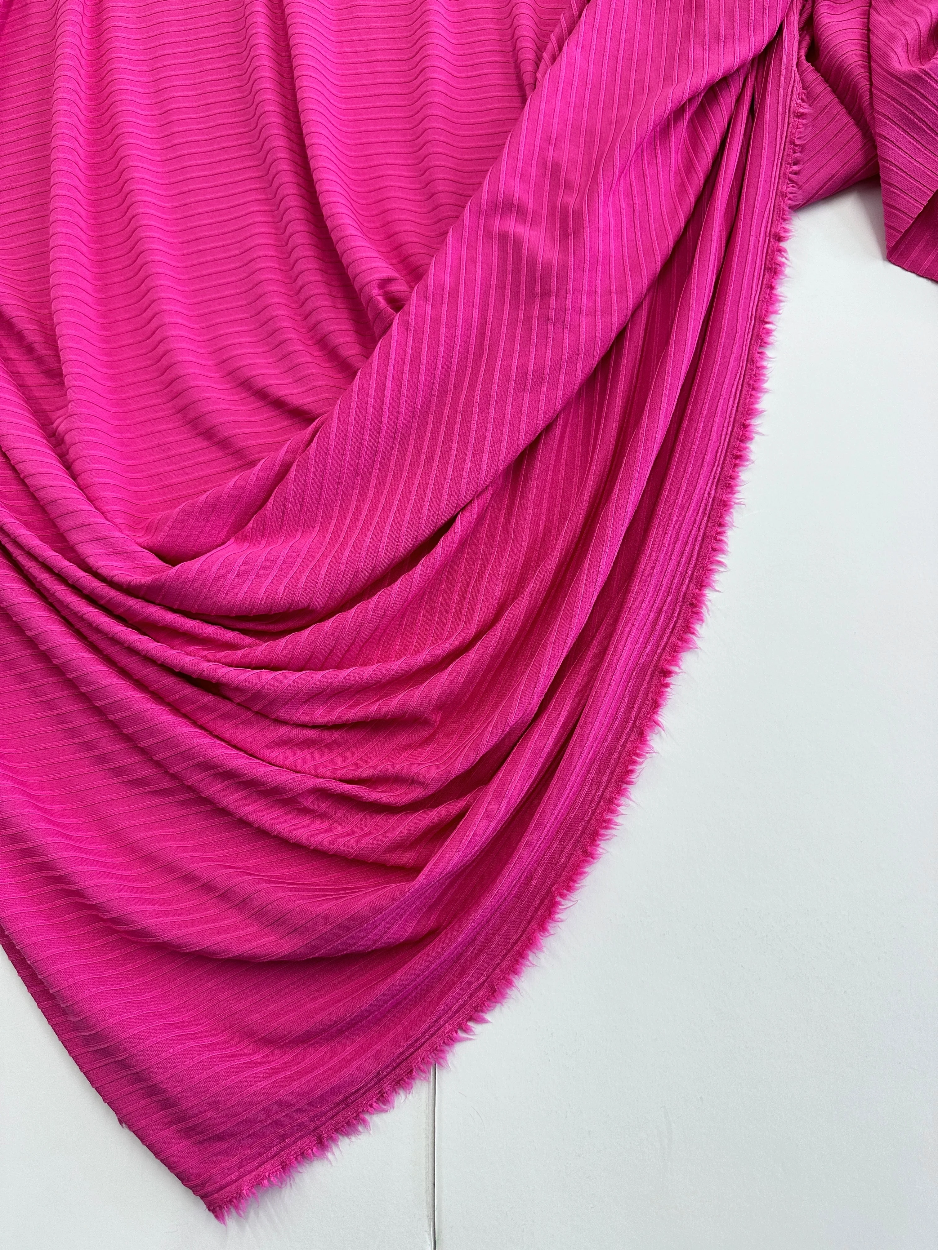 Fuchsia Rib Knit - Image 5