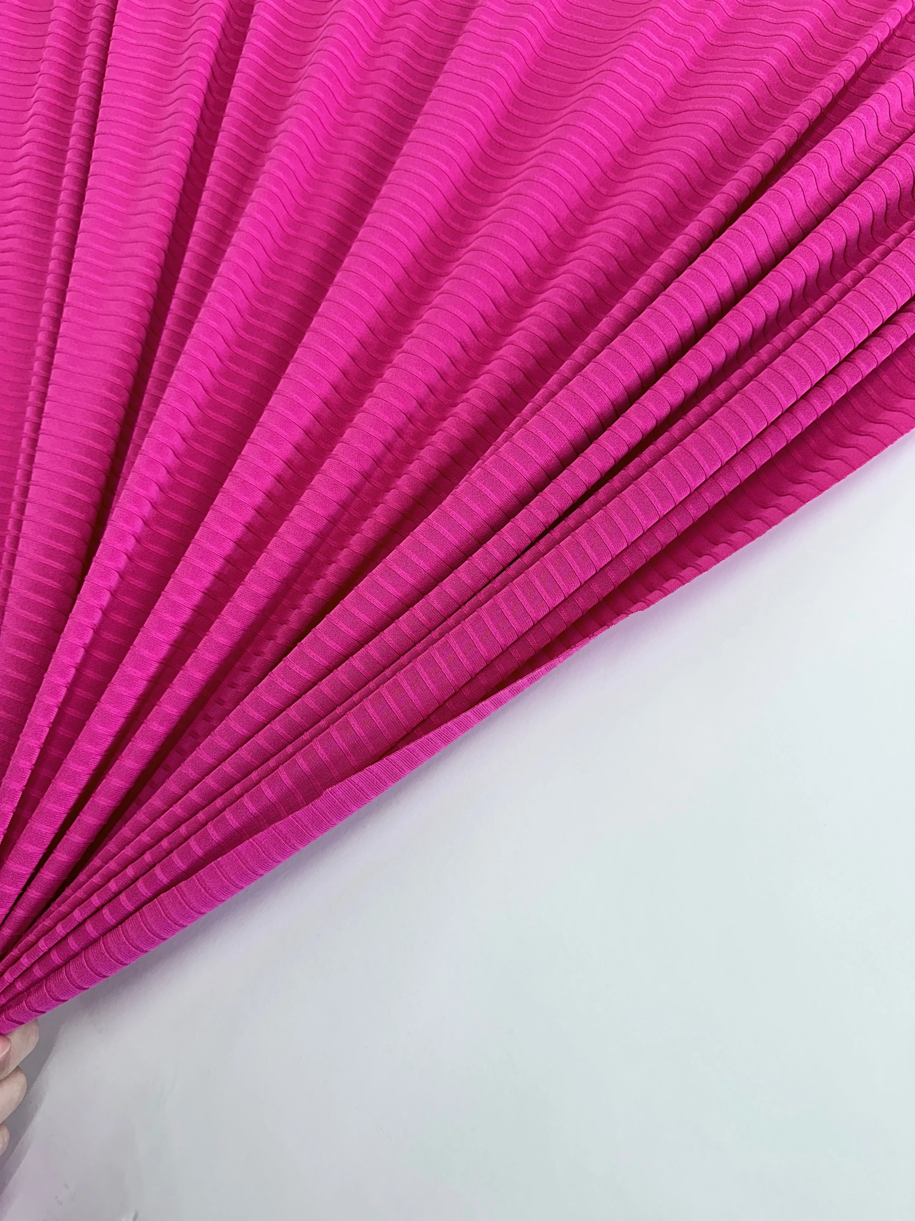 Fuchsia Rib Knit - Image 6