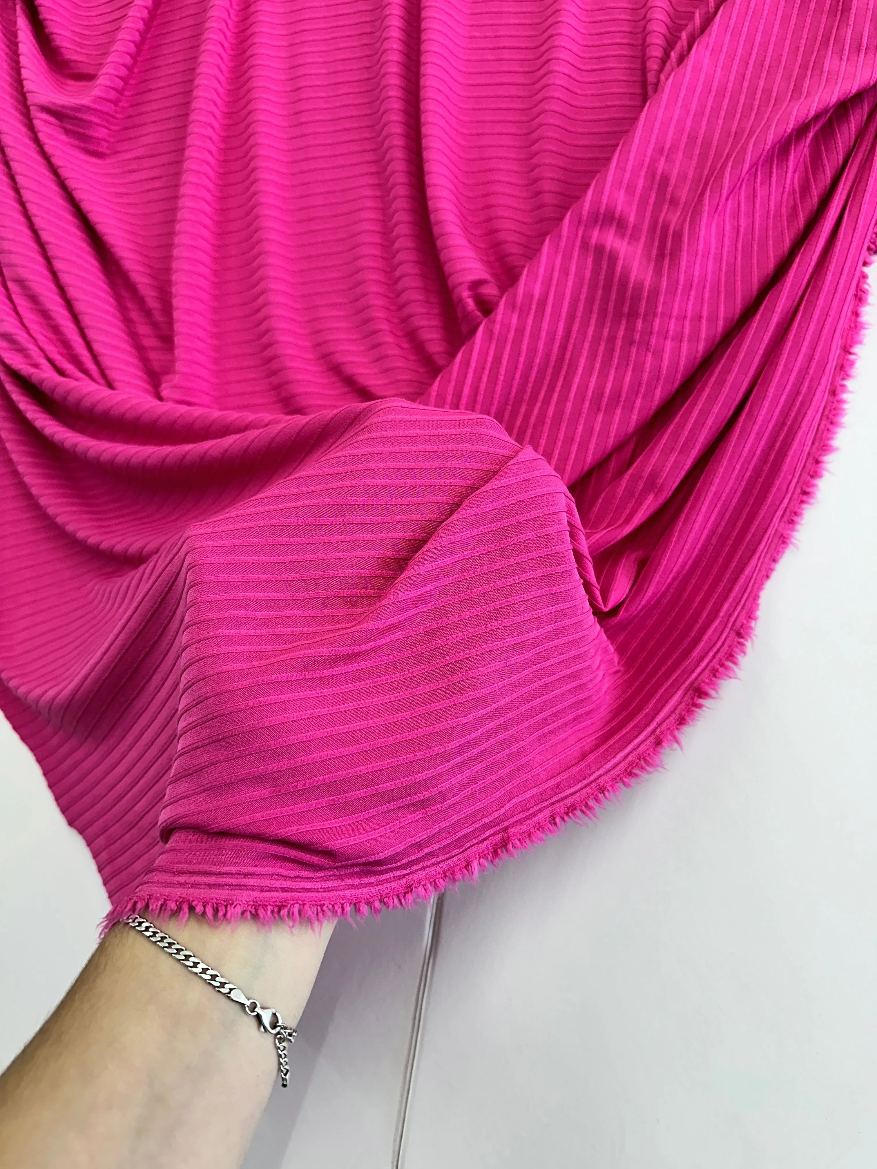 Fuchsia Rib Knit - Image 7