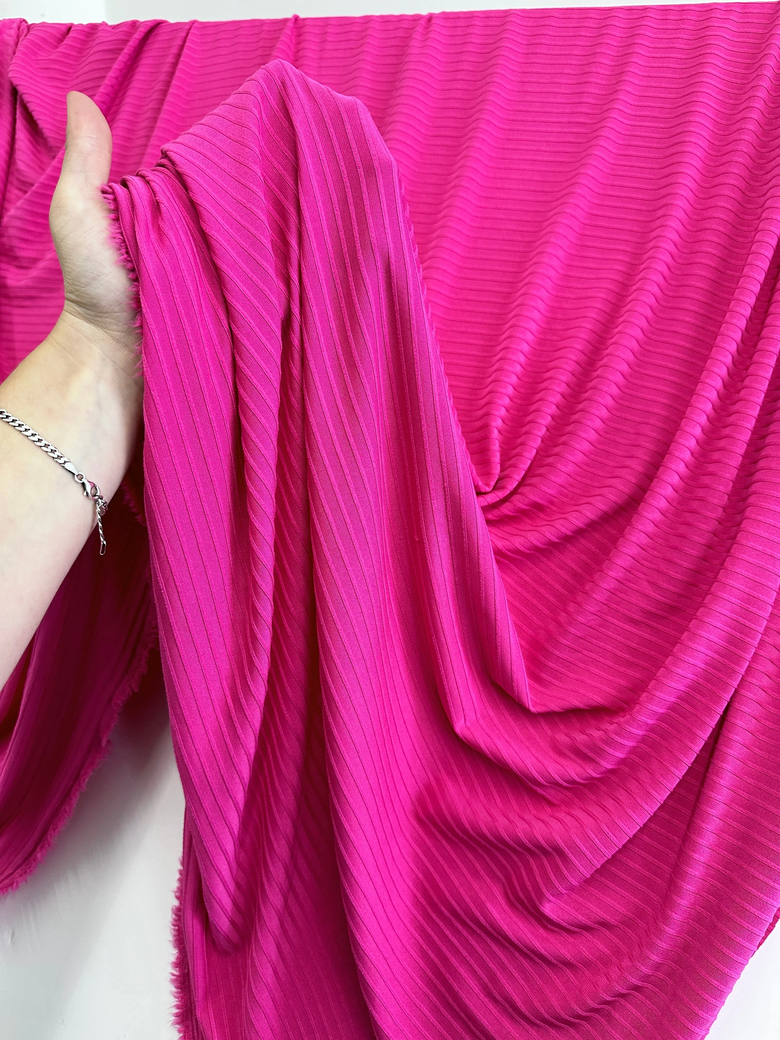 Fuchsia Rib Knit - Image 8