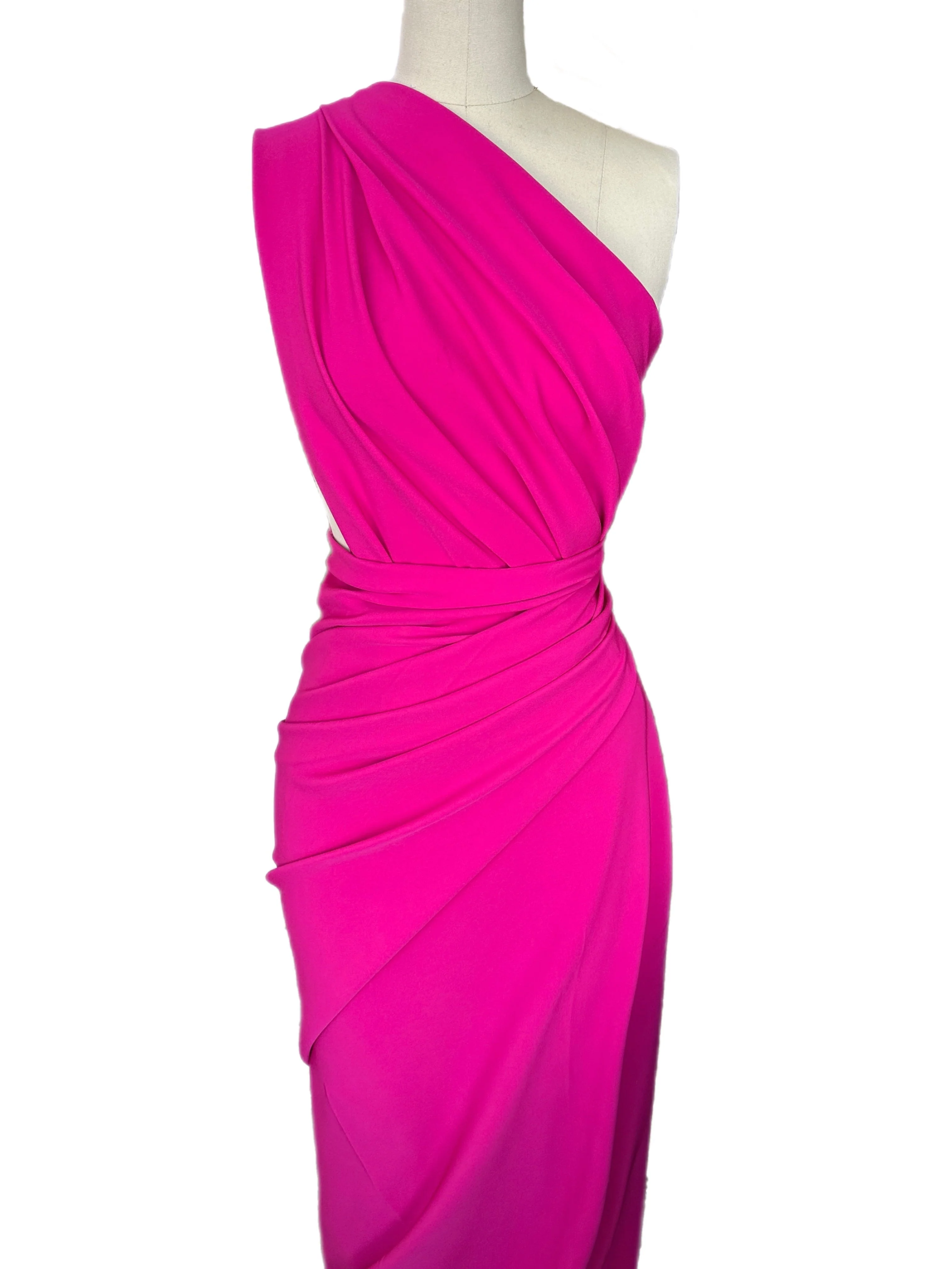 Fuchsia Stretch Crepe - Image 3