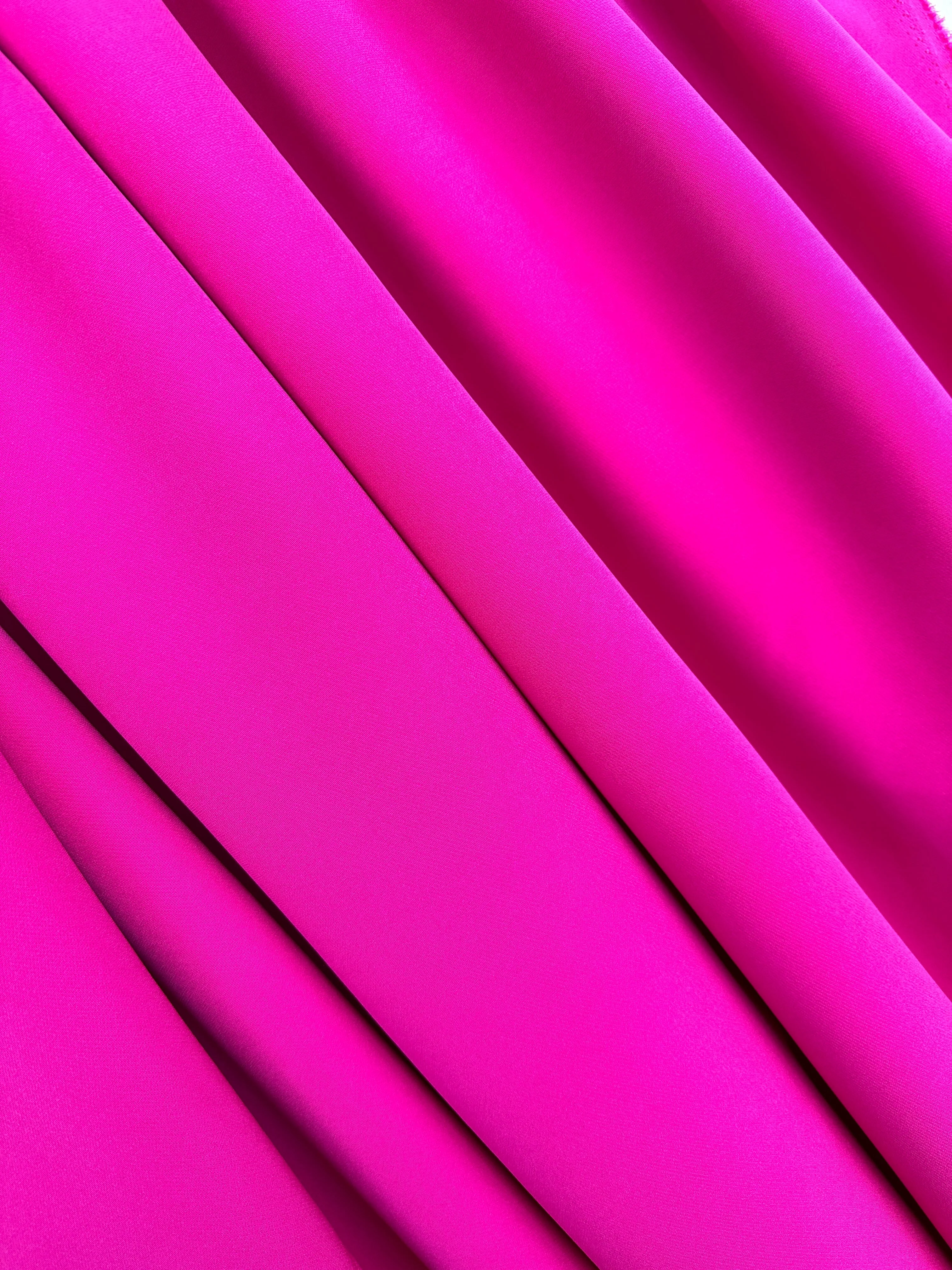 Fuchsia Stretch Crepe - Image 4